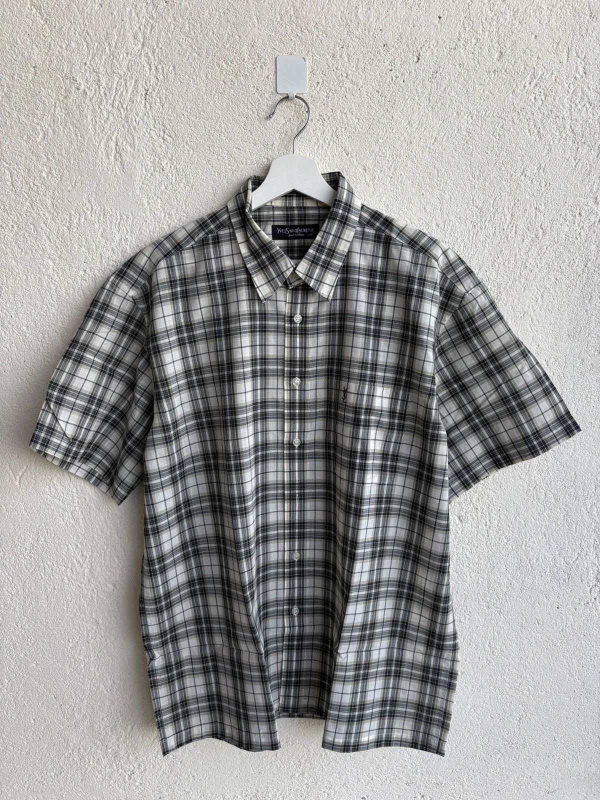 Yves Saint Laurent 90s Vintage Yves Saint laurent shirt Size US XL / EU 56 / 4 - 1 Thumbnail