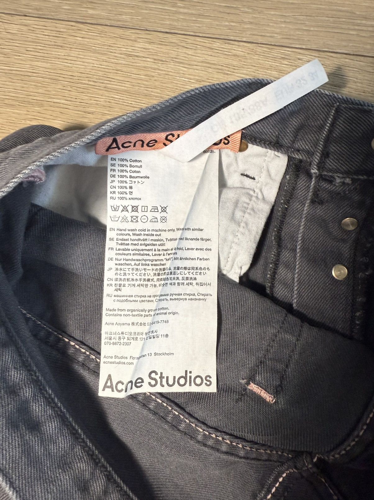 Acne Studios Acne Studios 2003 Faded Black Size US 32 / EU 48 - 4 Thumbnail