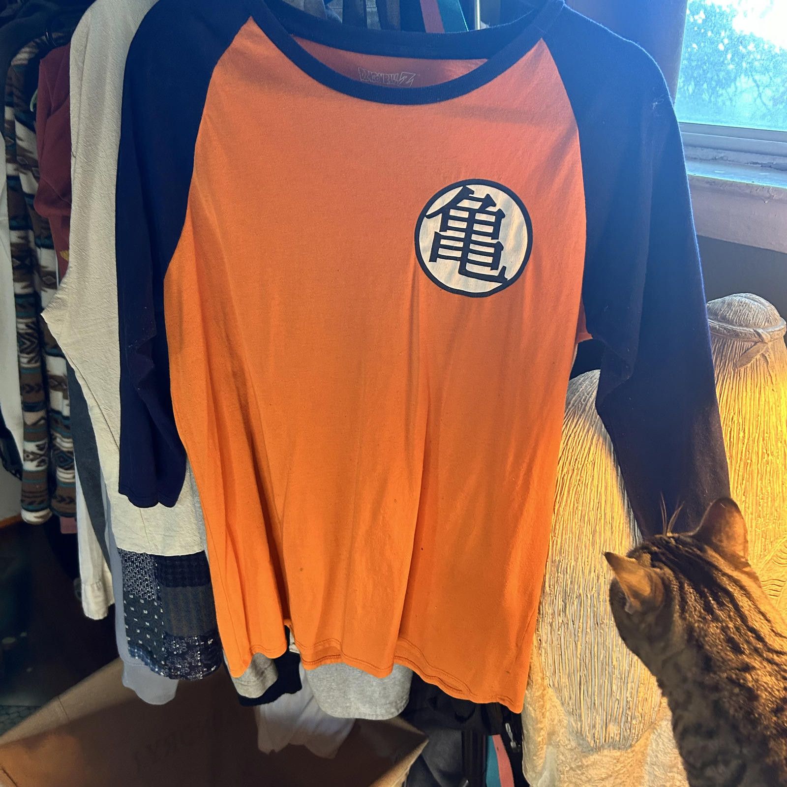 Unknown London Epic Orange & Black Dragon Ball Z-Inspired Raglan Shirt Size US M / EU 48-50 / 2 - 1 Thumbnail