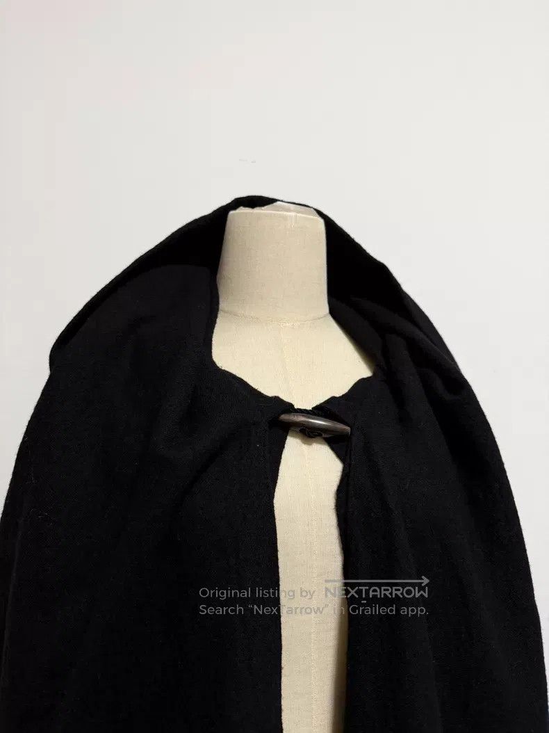Yohji Yamamoto Yohji Yamamoto size os Black wool Cape Size US M / EU 48-50 / 2 - 4 Thumbnail