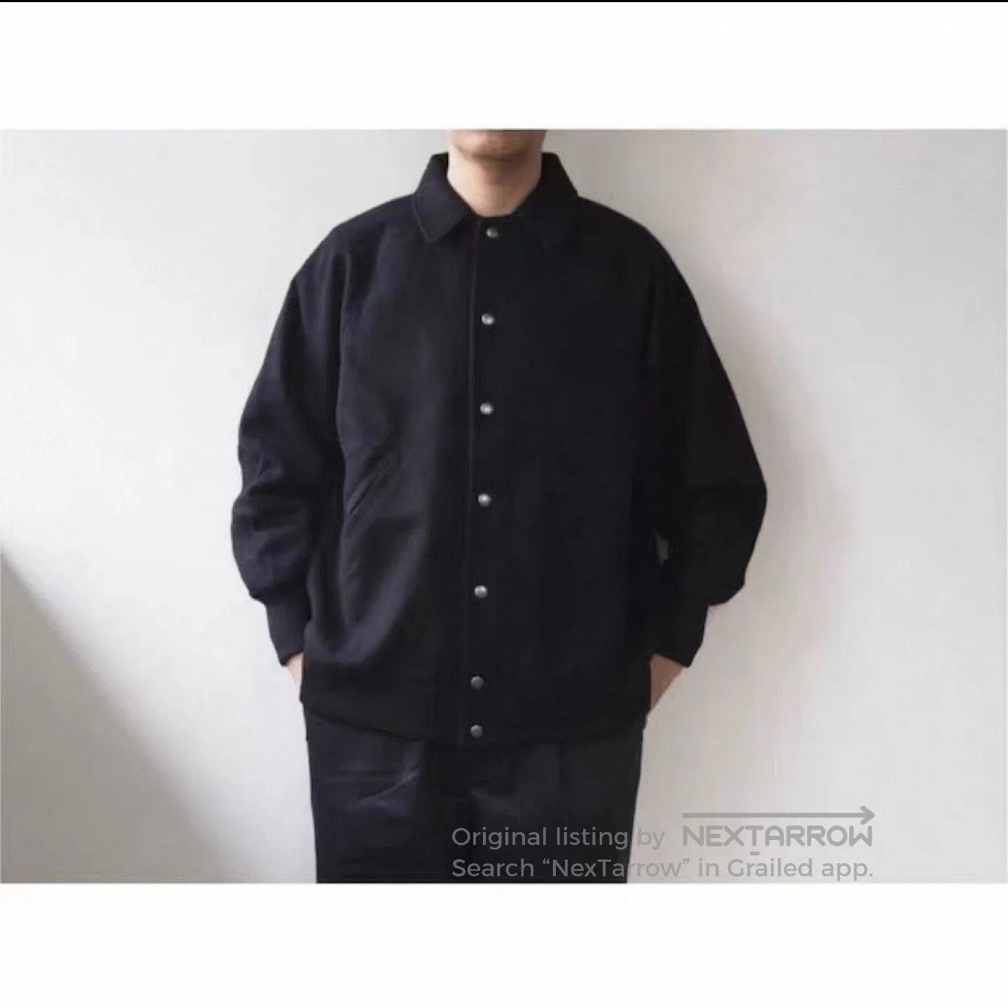 BASISBROEK Basisbroek Melton Wool Coach Jacket. Size US M / EU 48-50 / 2 - 8 Thumbnail