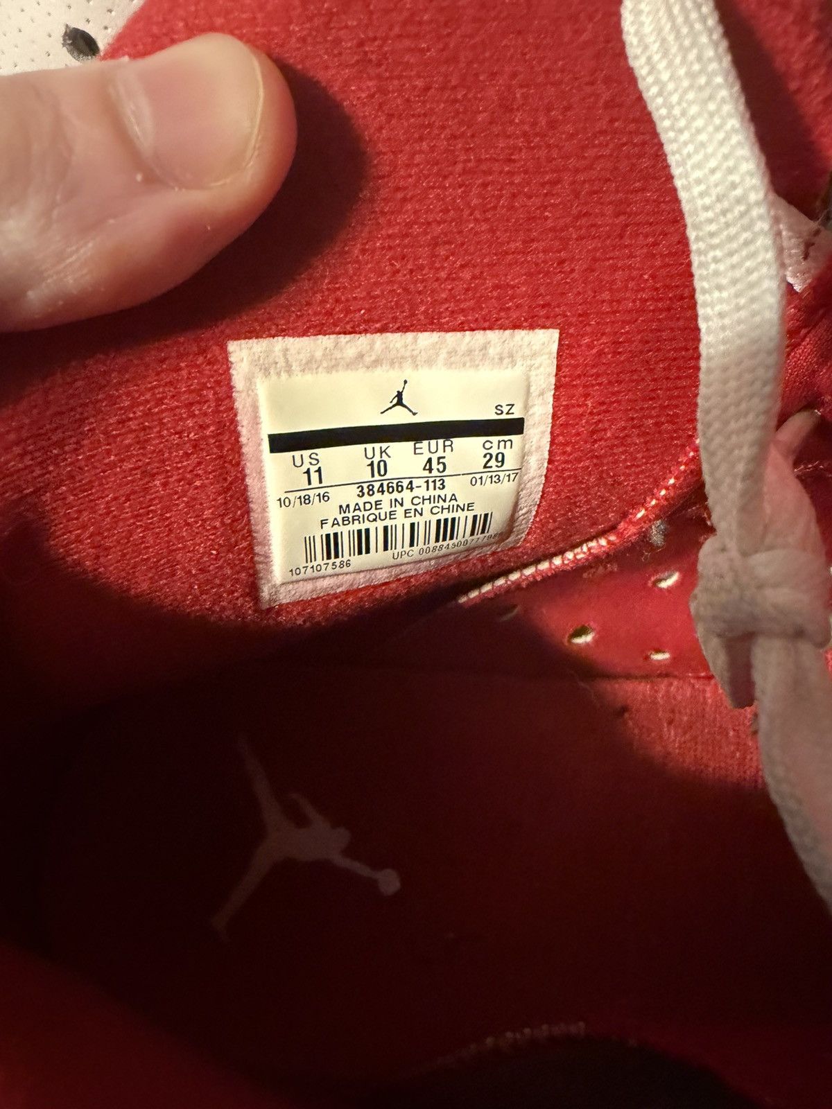 Jordan Brand Air Jordan 6 Retro Alternate 2017 Size US 11 / EU 44 - 5 Thumbnail