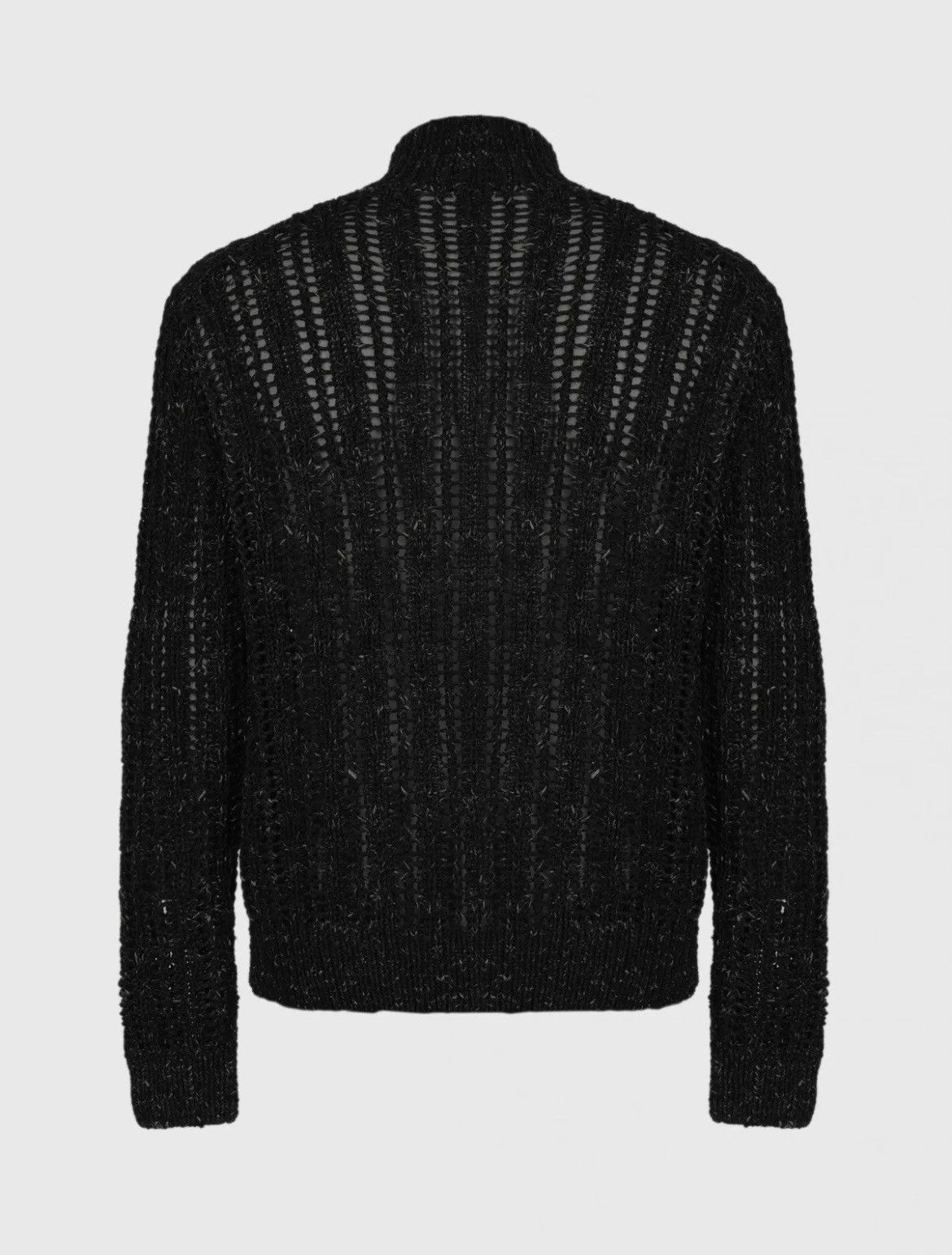 Cable sweater jacket. Size large
