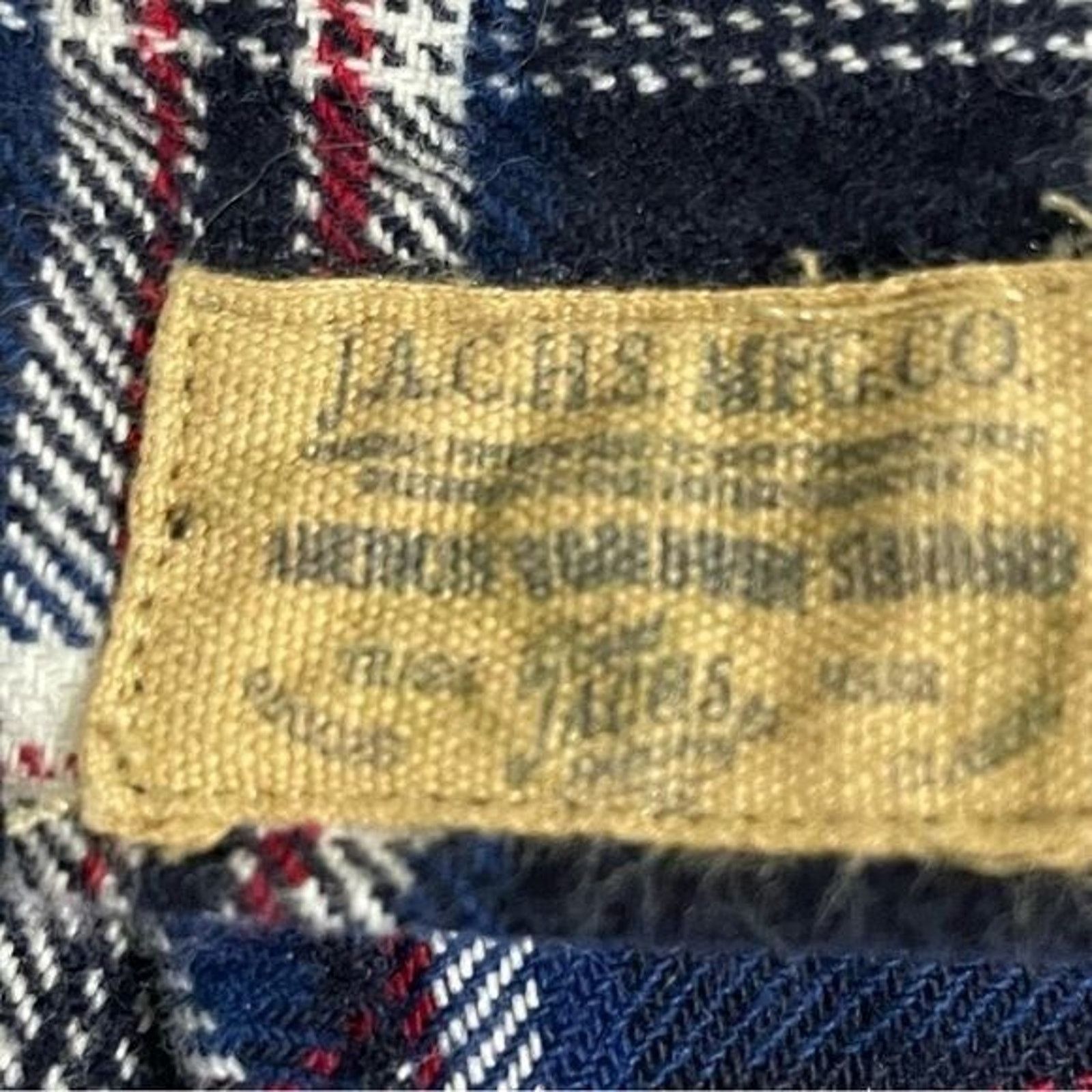 Other Jachs Brawny Mens Flannel Shirt 2X Plaid Heavyweight Size US XXL / EU 58 / 5 - 9 Thumbnail