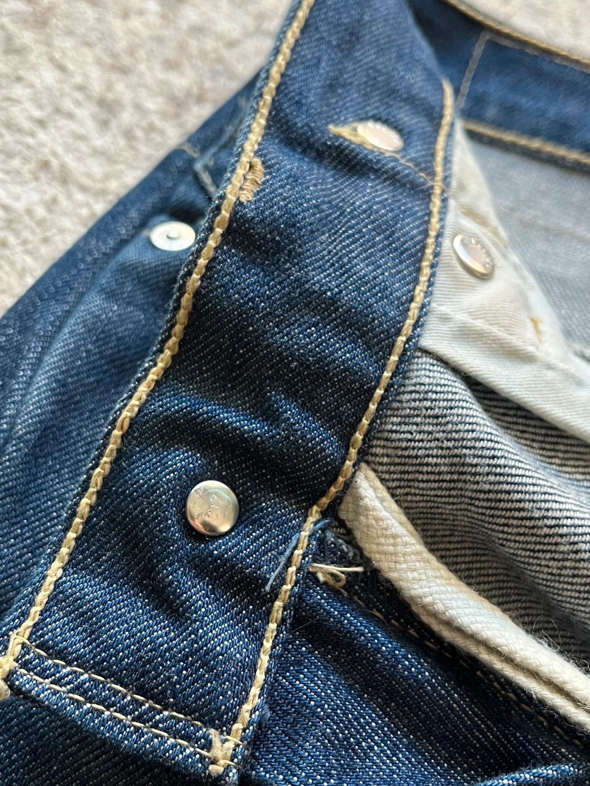 Levi's Levi’s Engineering Sample Blue Star Women’s W 27 2000s Size US 27 - 8 Thumbnail