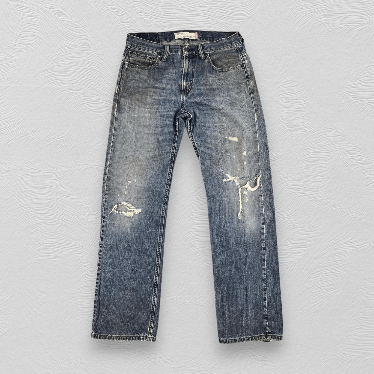 Levi's Vintage Levis 569 Jeans Distressed Denim KJ666 Size US 31 - 1 Thumbnail