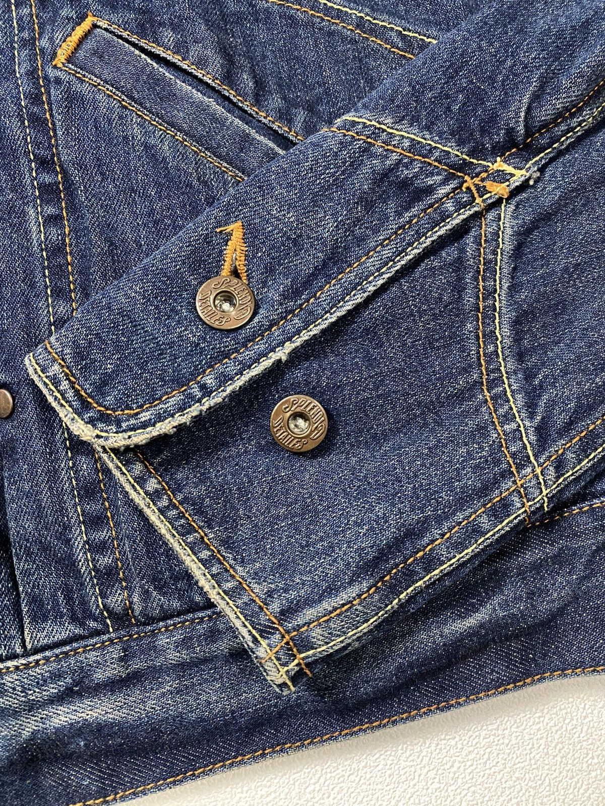 Japanese Brand Field Denim Jacket Selvedge LOST DESSAU Made in Japan Size US M / EU 48-50 / 2 - 4 Thumbnail