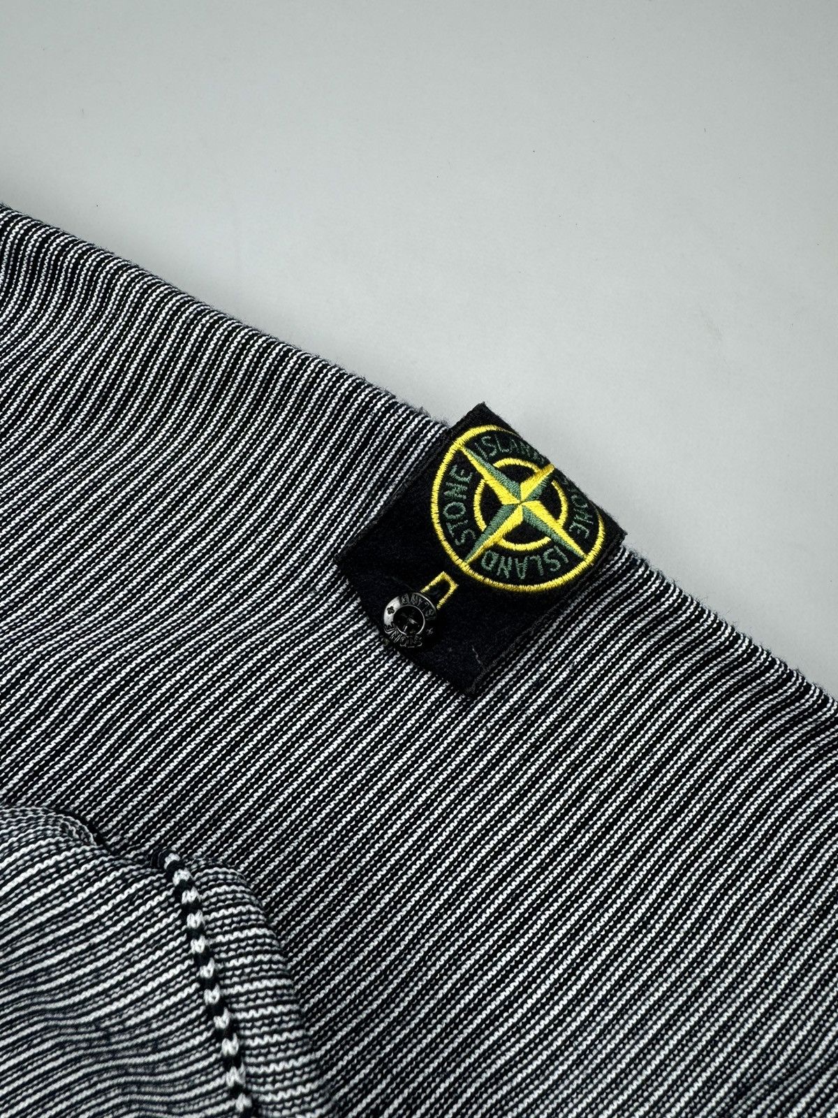 Stone Island Stone Island SS10 Stripped hooded knit sweater size L Size US L / EU 52-54 / 3 - 5 Thumbnail