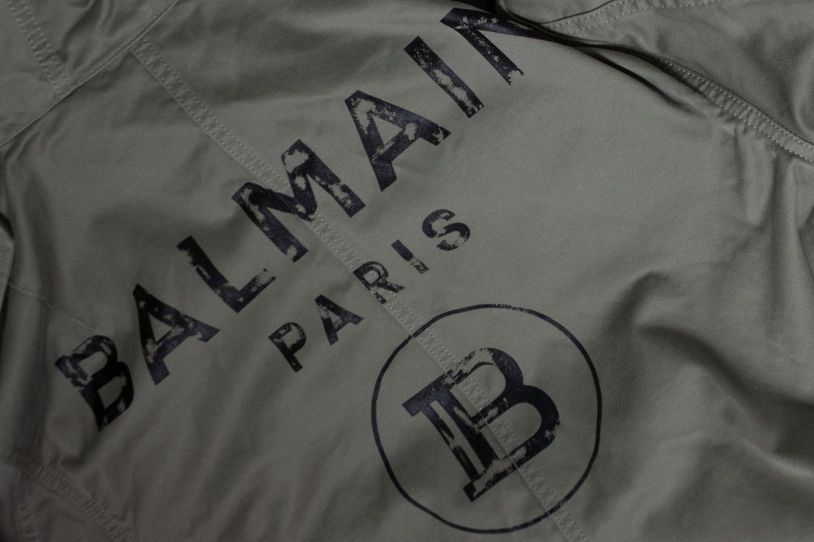 Balmain Balmain, green cotton hooded parka Size US M / EU 48-50 / 2 - 5 Thumbnail