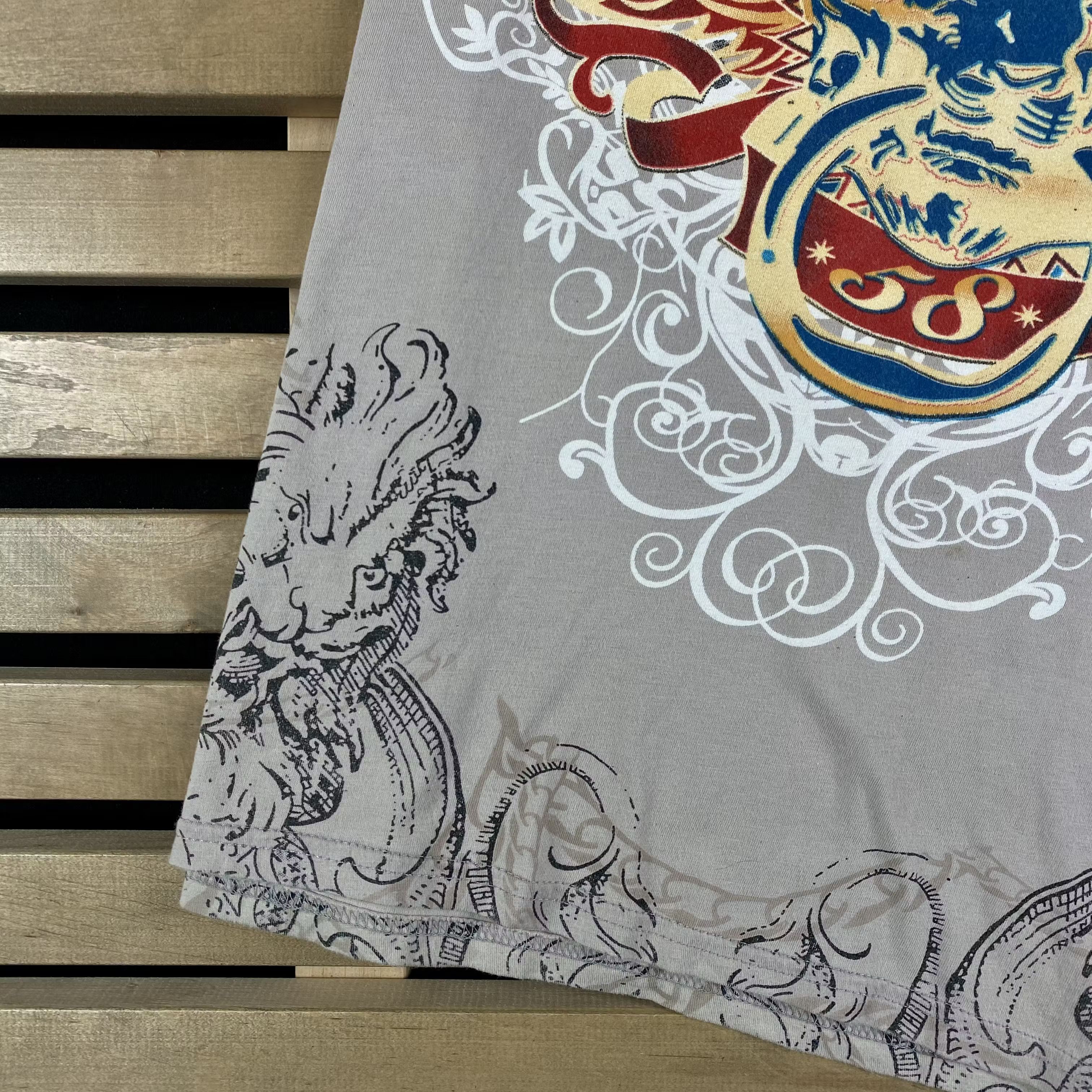 Christian Audigier × Ed Hardy × Vintage Mens Vintage T Shirt Christian Audigier Size M Size US M / EU 48-50 / 2 - 3 Thumbnail