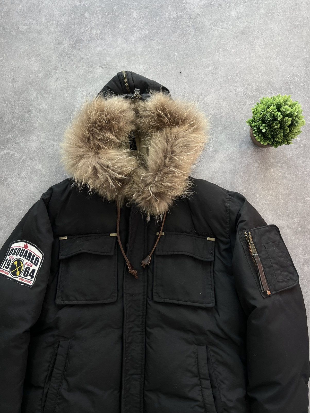 Dsquared2 Rare Vintage DSQUARED2 Short Bomber Down Y2K Avant Garde Size US M / EU 48-50 / 2 - 3 Thumbnail