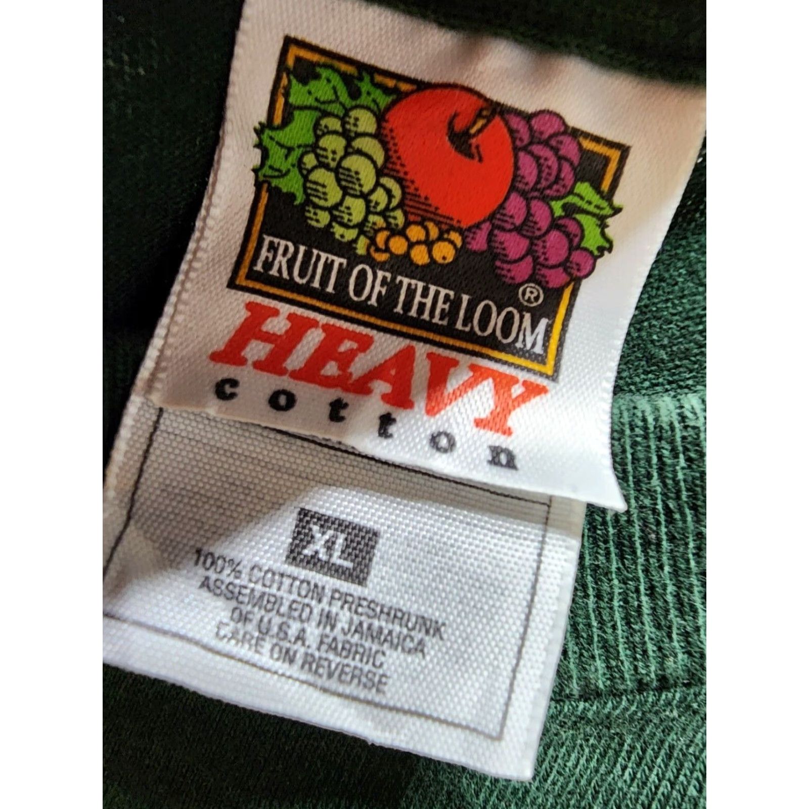 Vintage VINTAGE 90s Unbranded Mens XL Green Short Sleeve Graphic T Shirt Size US XL / EU 56 / 4 - 3 Thumbnail