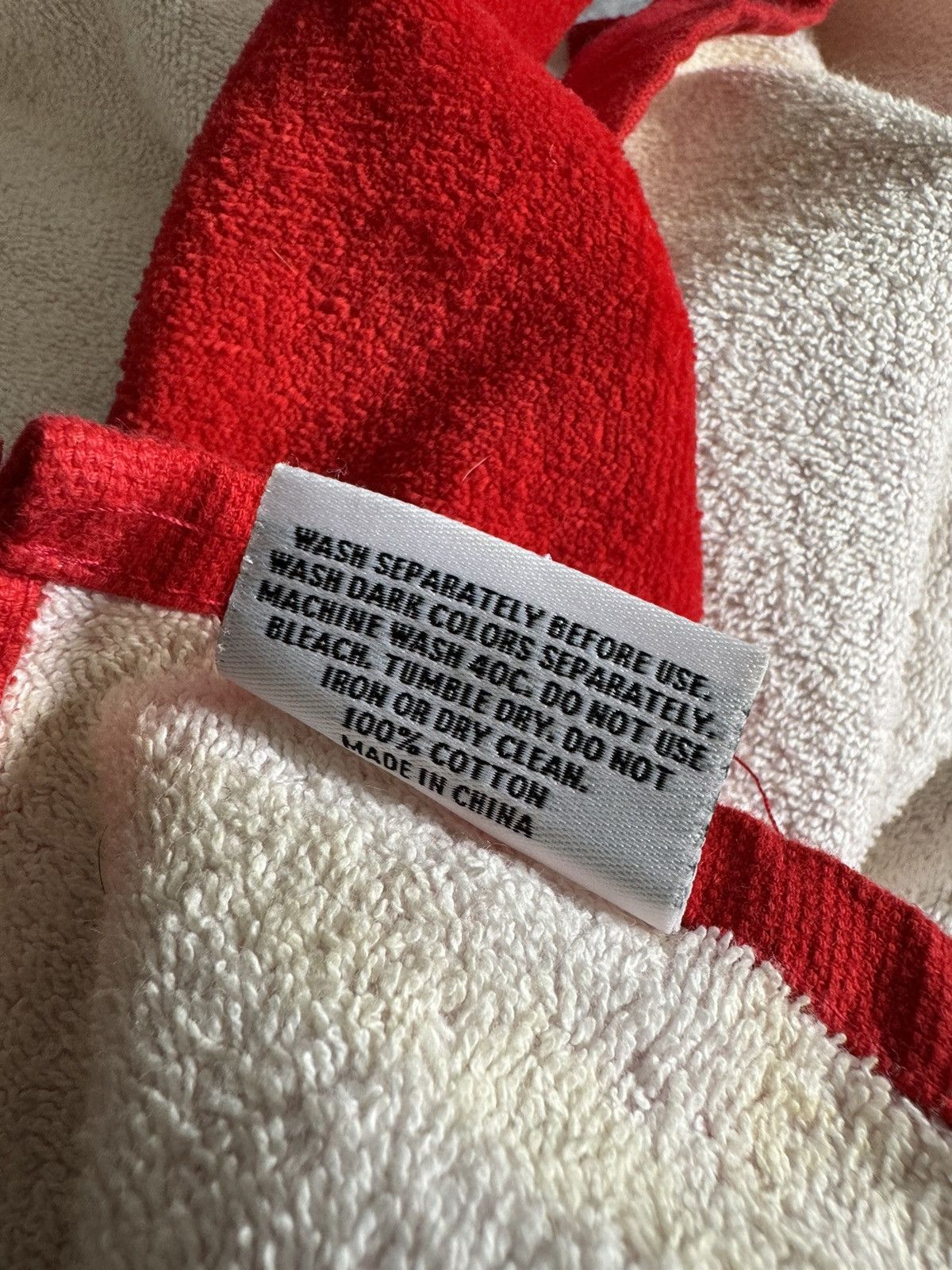 Supreme SUPREME CLASSIC LOGO BEACH TOWEL SS12 Size ONE SIZE - 5 Thumbnail