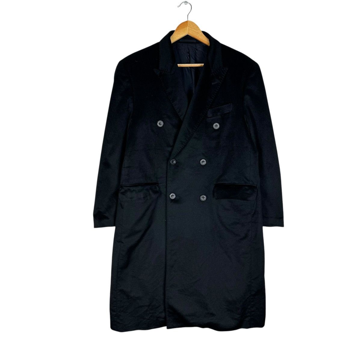 Pierre Balmain ☀️PIERRE BALMAIN CASHMERE DOUBLE BREASTED LONG JACKET Size US M / EU 48-50 / 2 - 1 Thumbnail