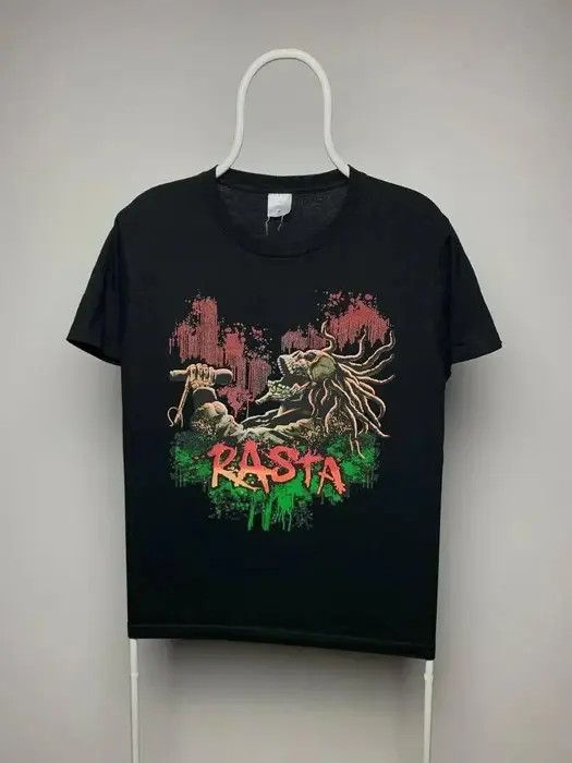 Band Tees Skulls Rasta T-shirts vintage tee size M logo black metal Size US M / EU 48-50 / 2 - 1 Thumbnail