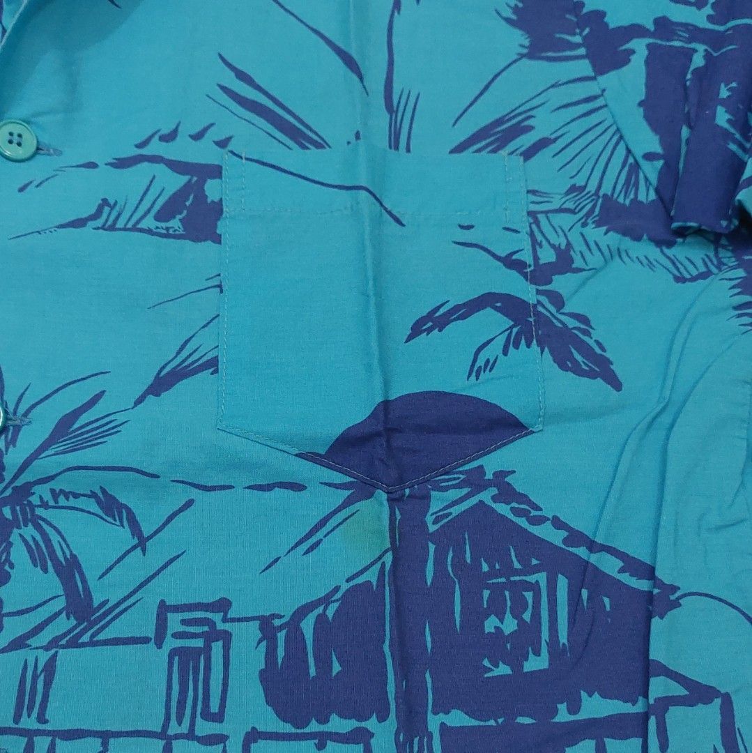 Japanese Brand June japan open collar Hawaiian shirt Size US L / EU 52-54 / 3 - 4 Thumbnail