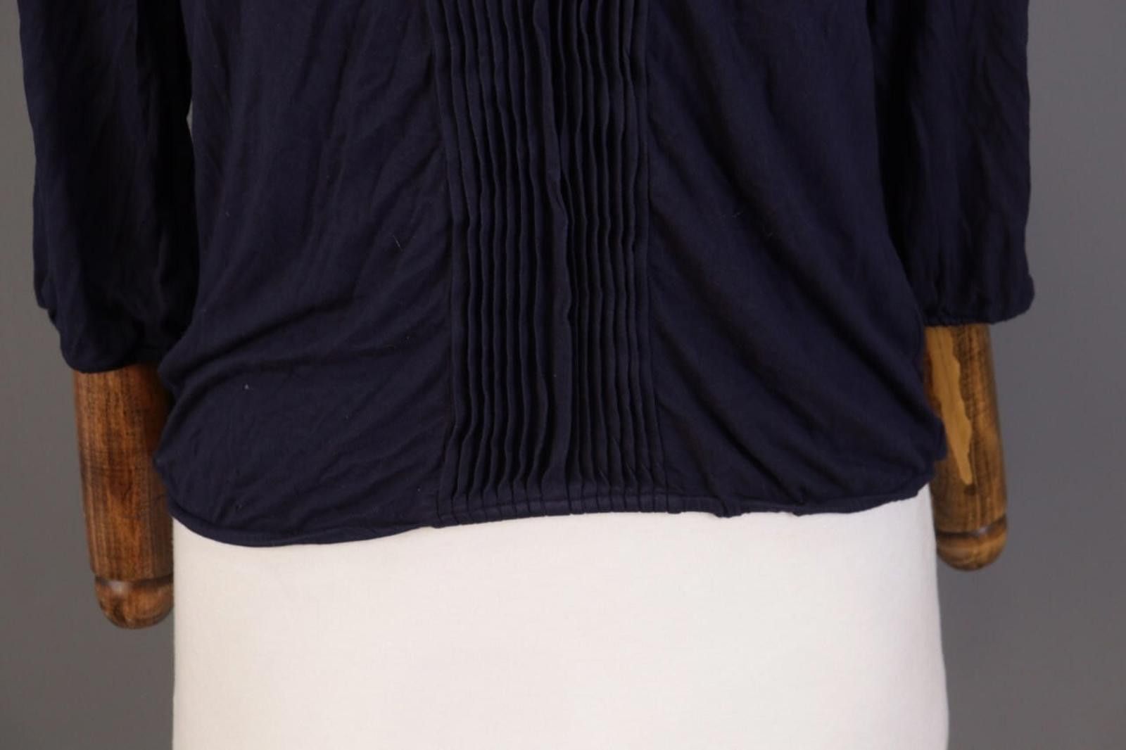 Lauren Ralph Lauren Lauren Ralph Lauren Blue Ruffle Stretch Blouse Shirt M Size M / US 6-8 / IT 42-44 - 4 Thumbnail