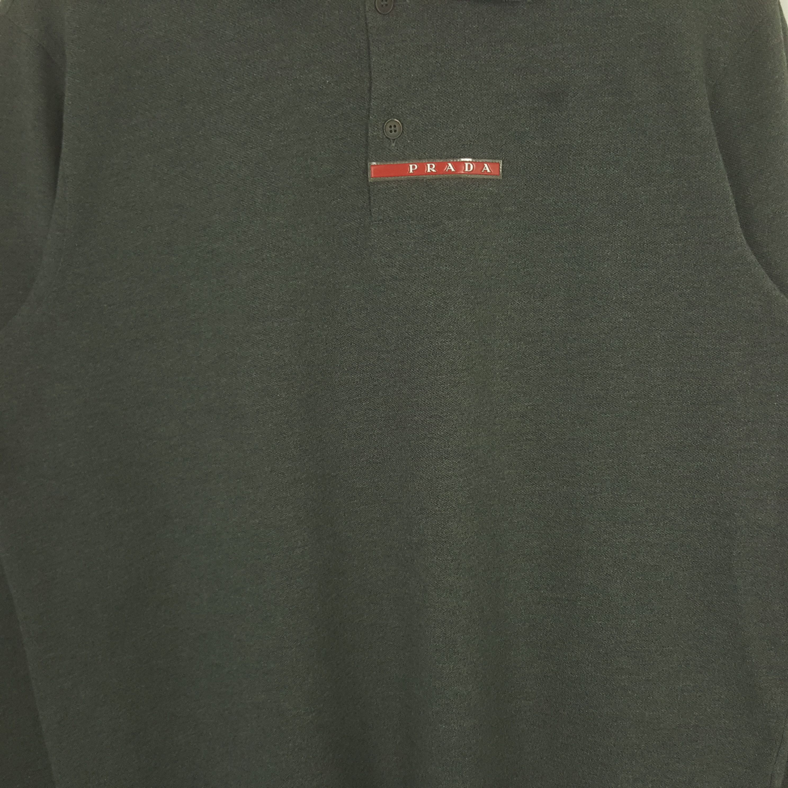 Prada Vintage Prada Italian Brand Polos C301N69 Size US XL / EU 56 / 4 - 2 Thumbnail
