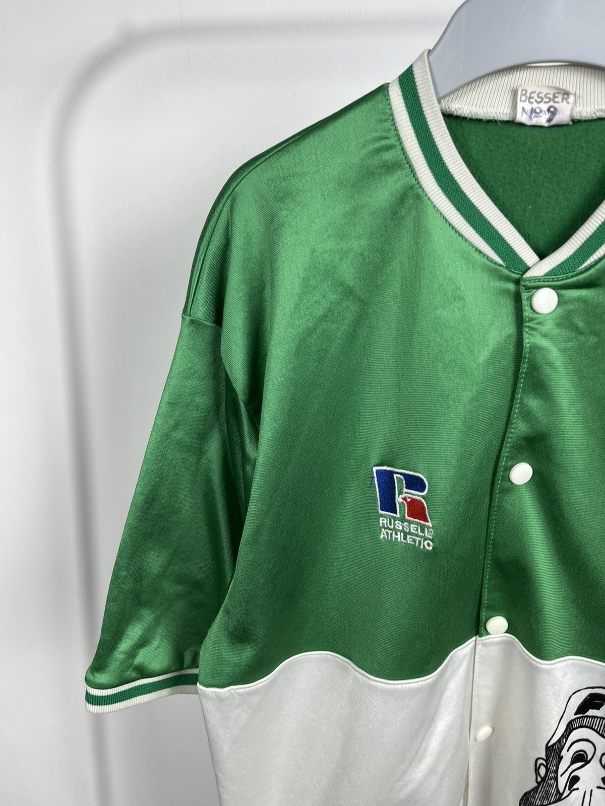 Russell Athletic × Vintage Vintage Russell Athletic Monkey Baseball Jersey Shirt FM Size US XL / EU 56 / 4 - 4 Thumbnail