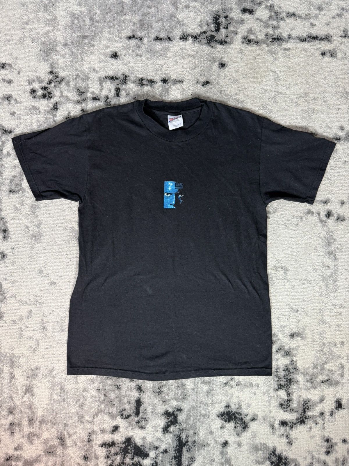 Hanes Vintage Made in USA Hanes Beefy-T Blue Man Group T-Shirt Size US M / EU 48-50 / 2 - 1 Thumbnail