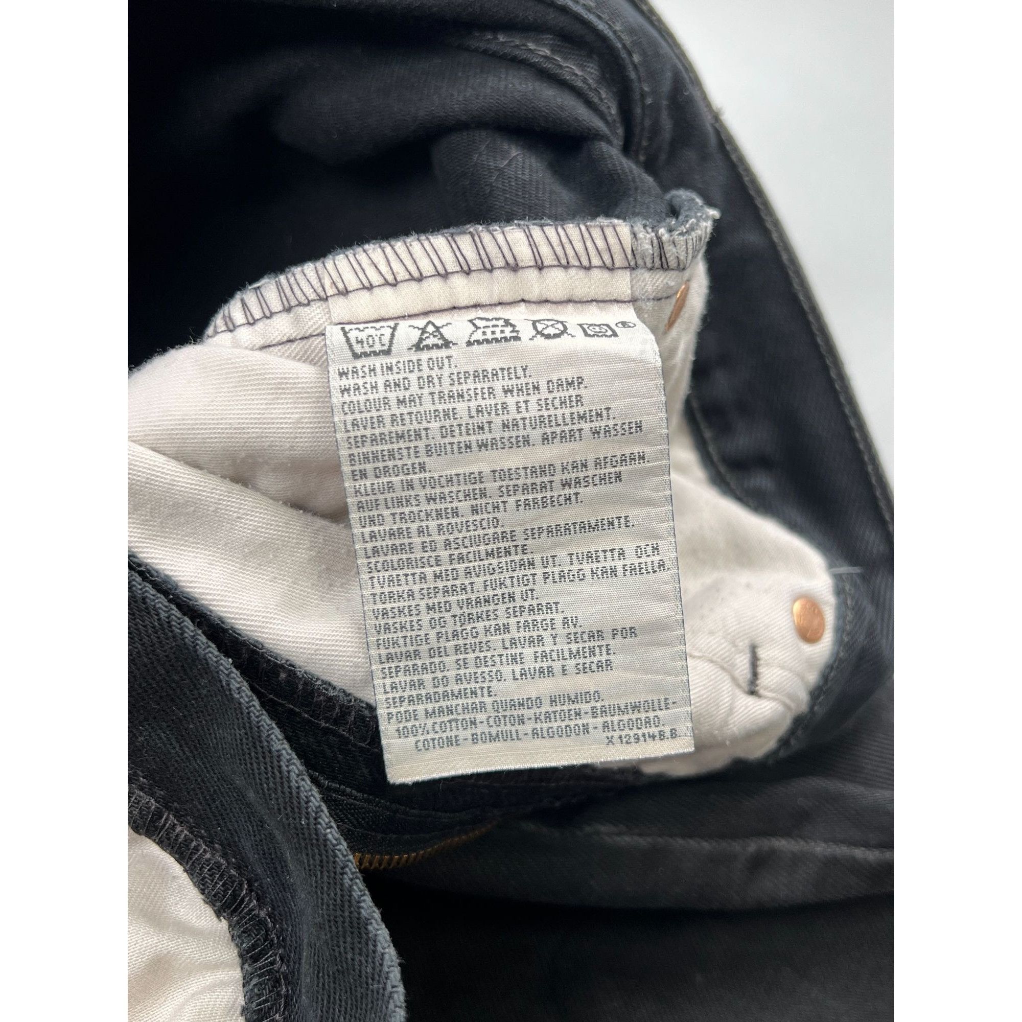 Levi's RARE Levi’s 615 Orange Tab Factory Error (Y0784) Size US 34 / EU 50 - 8 Thumbnail