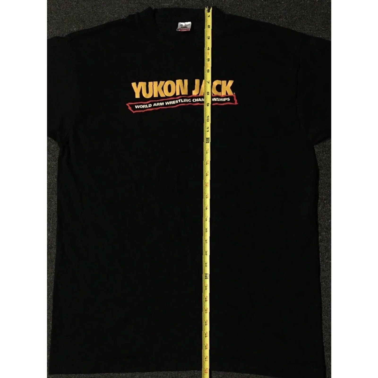 Vintage VINTAGE Yukon Jack Beer Arm Wrestling Championship Shirt XL Black Mens T-Shirt 90s Grunge Harley Humour Badass USA Size US XL / EU 56 / 4 - 8 Thumbnail