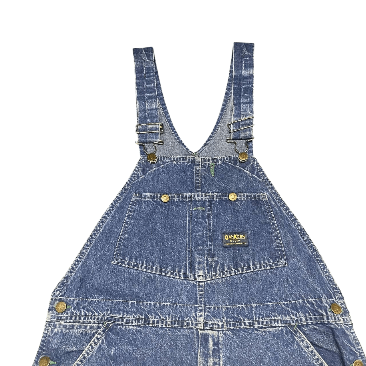 Oshkosh Vintage Oshkosh Bgosh Union Made Denim Overalls Size US 37 - 2 Thumbnail