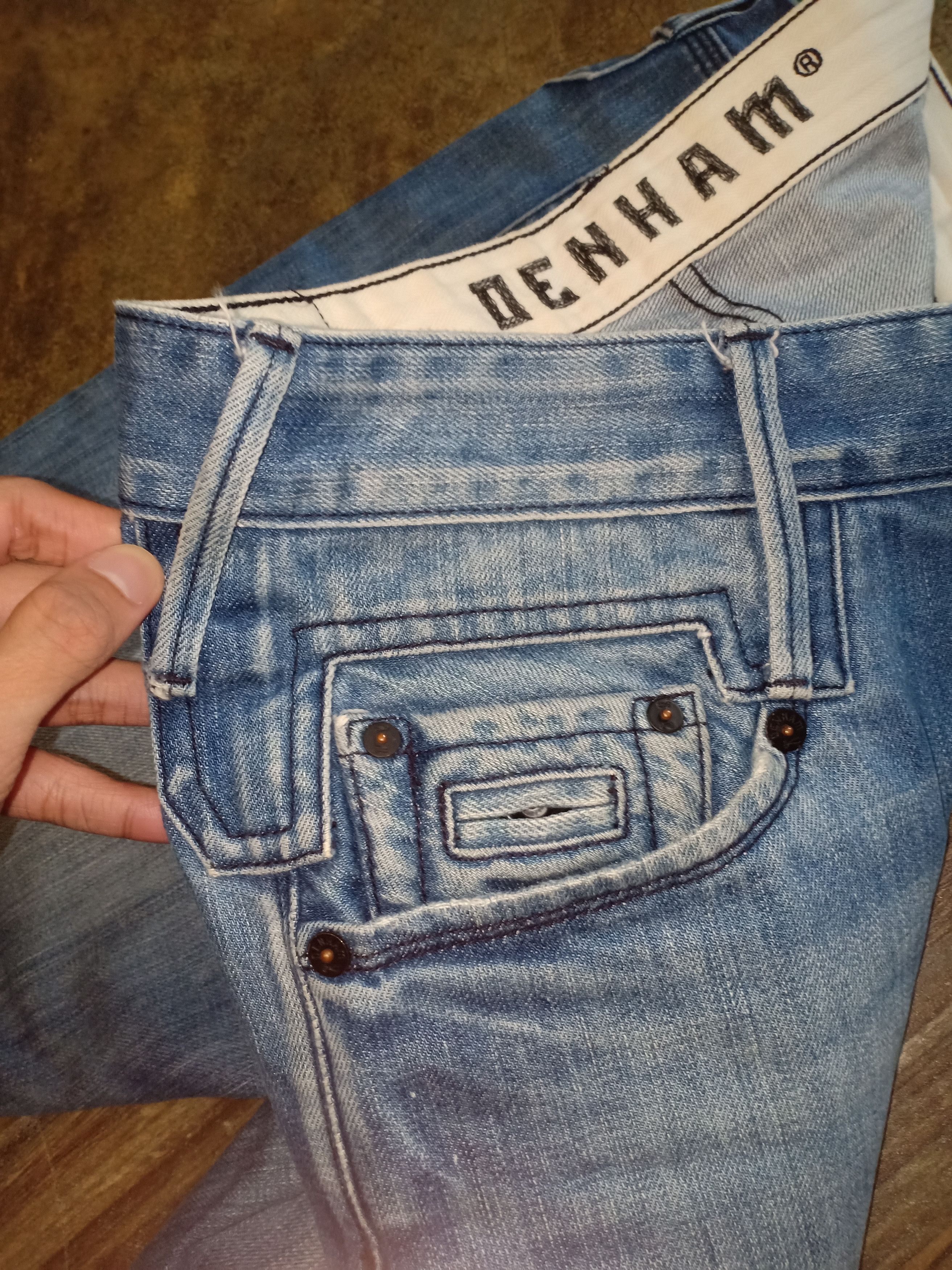 DENHAM Highly Hand Crafted Japanese Denim Very High Class Quality Size US 32 / EU 48 - 9 Thumbnail