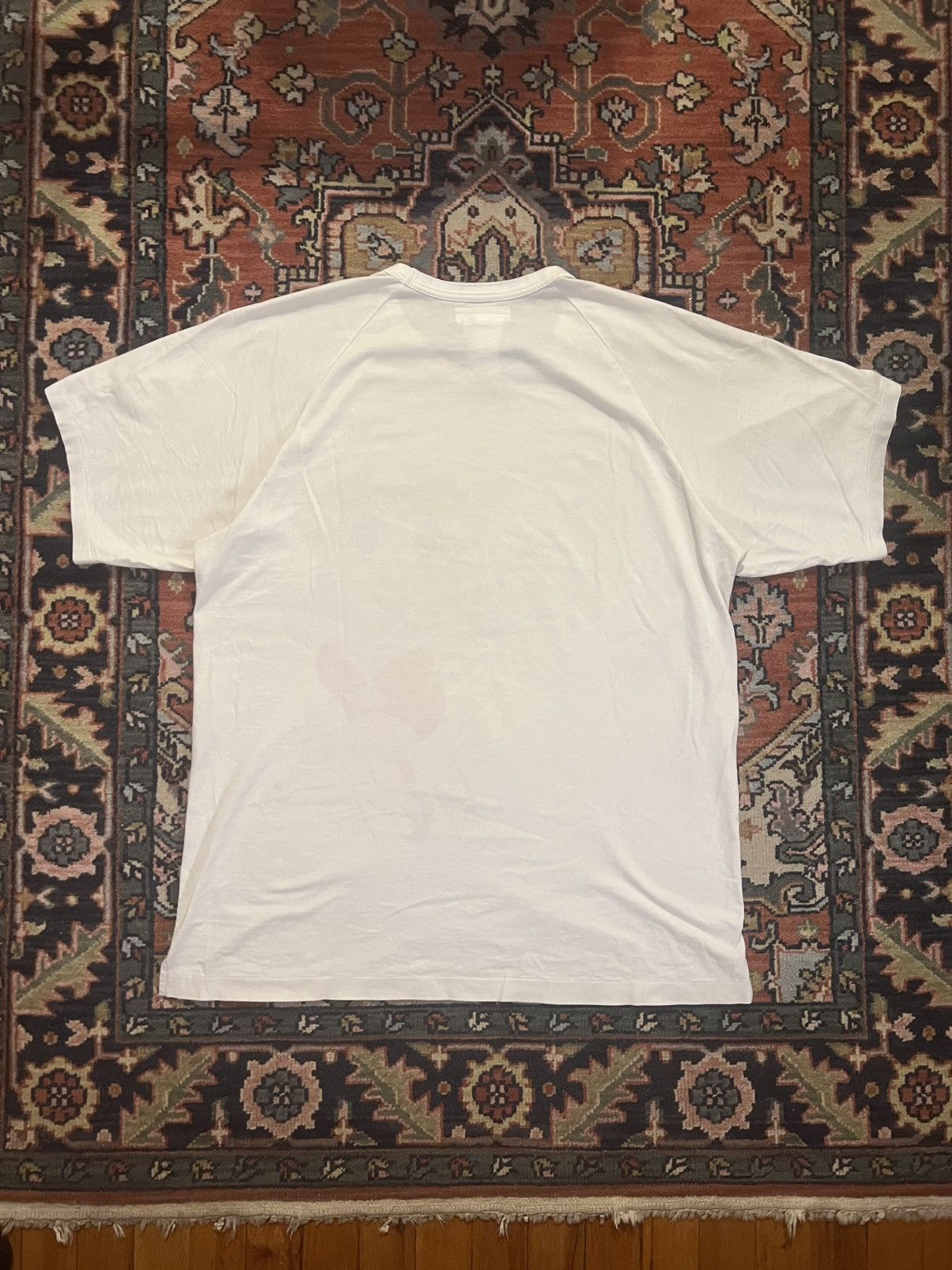 Yohji Yamamoto Yohji Yamamoto Pour Homme SS02 Pig/Red Logo Graphic Tee Size US M / EU 48-50 / 2 - 3 Thumbnail