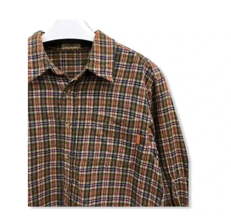 Flannel × NCAA × Vintage Vintage NCAA Plaid Tartan Flannel Shirt 👕 Size US S / EU 44-46 / 1 - 2 Thumbnail