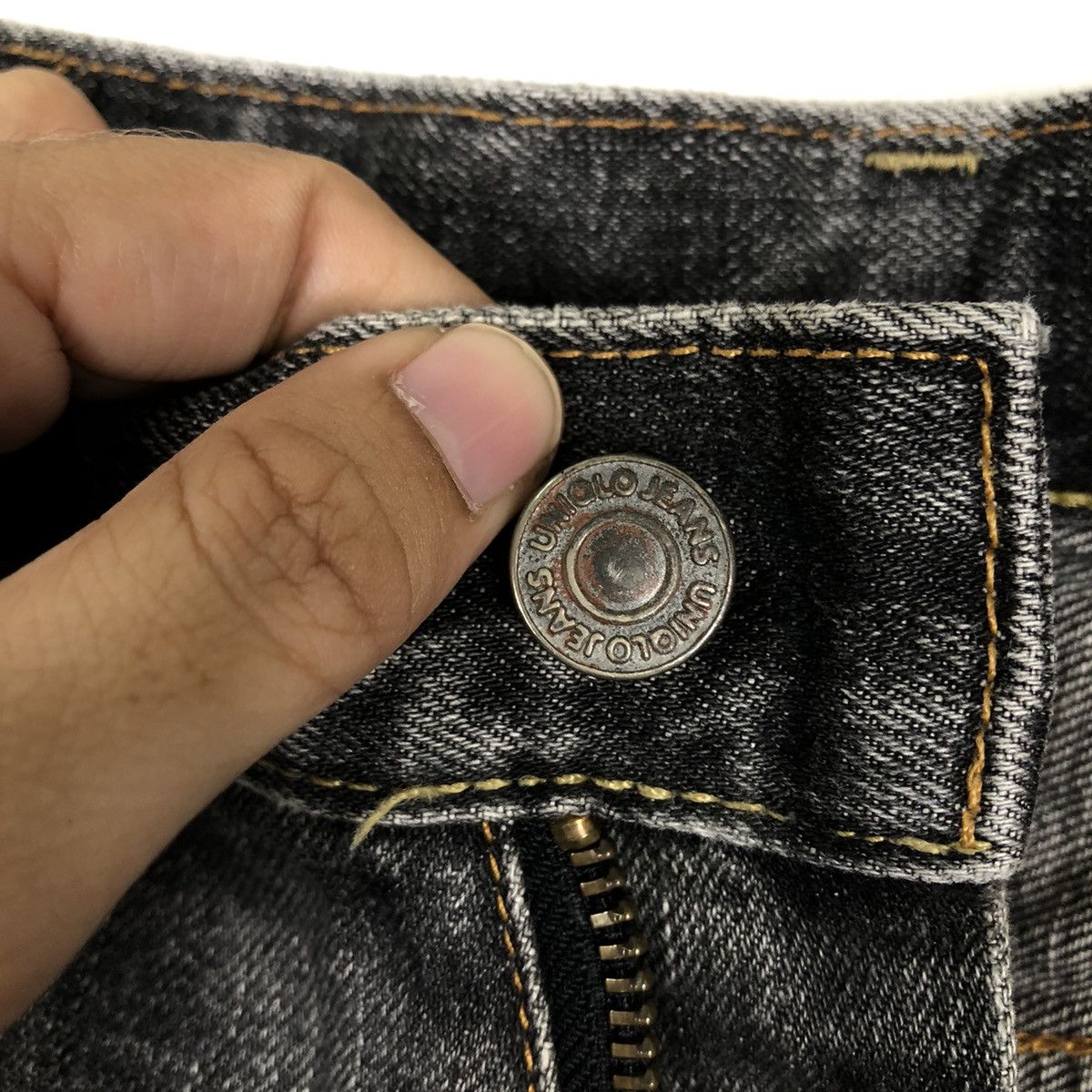 Japanese Brand 🔥90’s Vintage Denim Jeans Uniqlo Japan S-002 Issey Miyake Size US 34 / EU 50 - 12 Thumbnail
