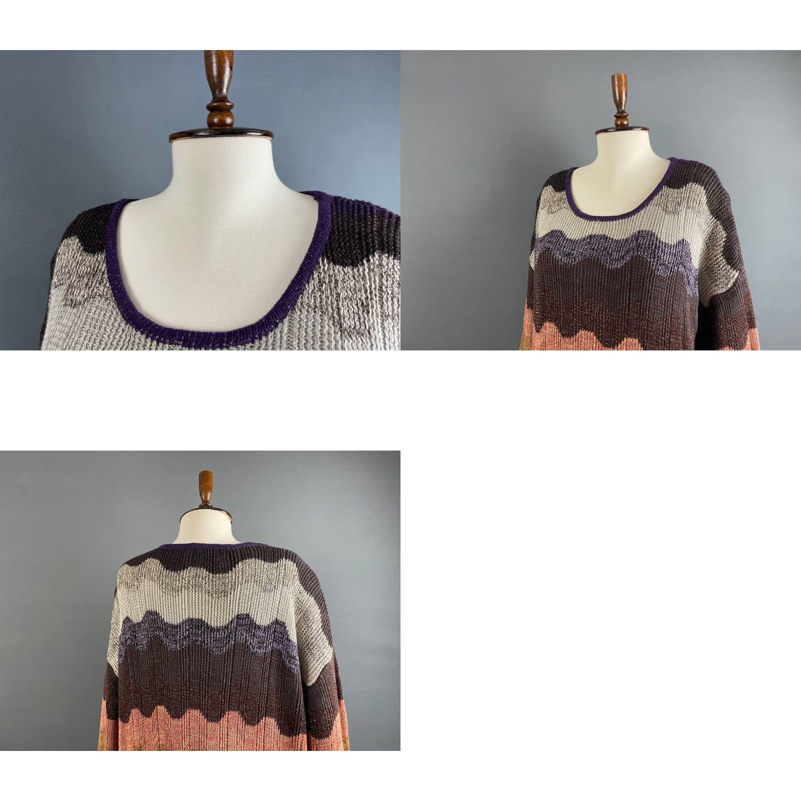 Missoni Missoni Lindex Womens Sweater Dress M Multicolor Cotton Long Sleeve Shirt Dress Size M / US 6-8 / IT 42-44 - 9 Thumbnail