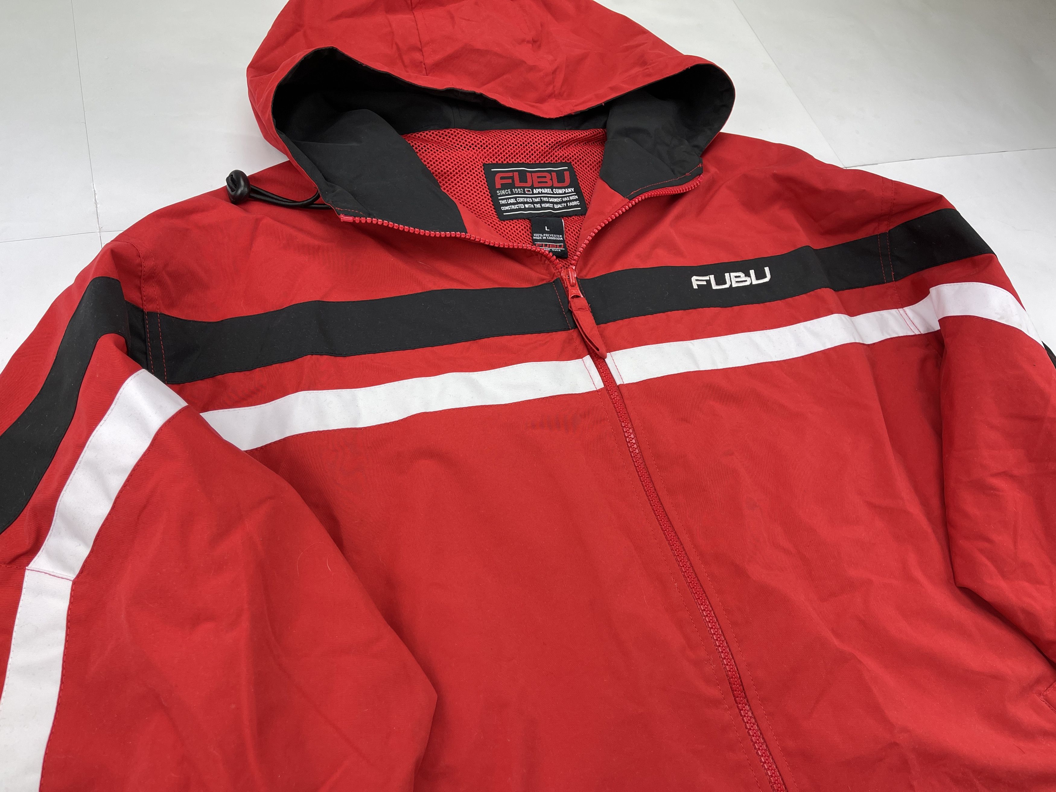 Fubu FUBU tracksuit, baggy track suit jacket and pants set 90s L Size US L / EU 52-54 / 3 - 10 Thumbnail