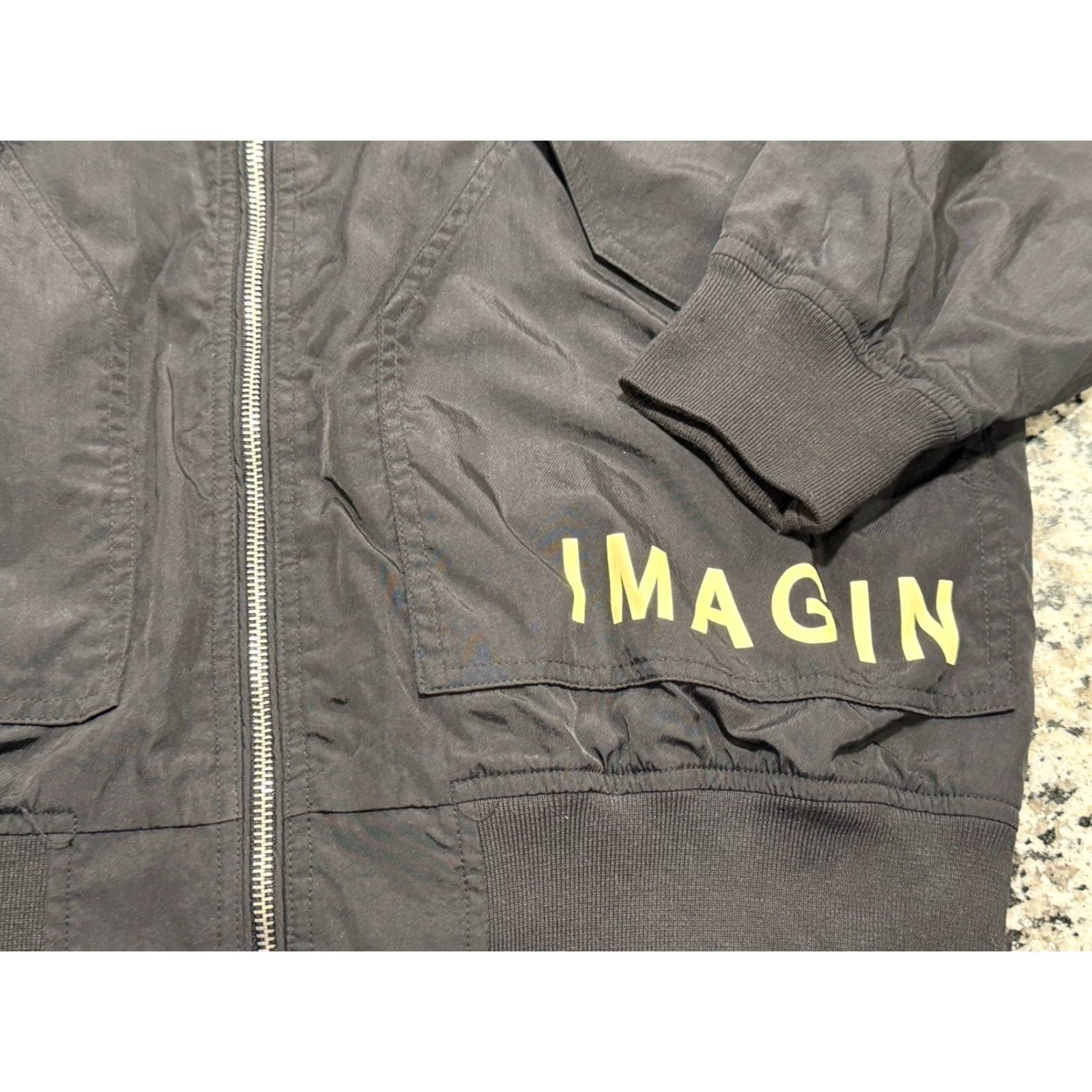 Vintage PAPER PLANES Black Full Zip Nylon Jacket XL Men EUC Size US XL / EU 56 / 4 - 2 Thumbnail