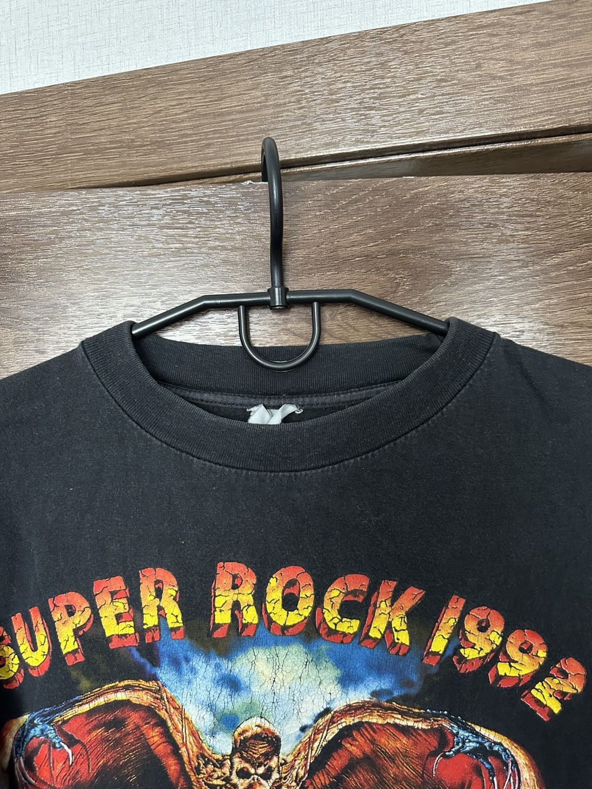 Band Tees 1992 Super Rock Mannheim Vintage Band T-Shirt Tee Slayer Size US L / EU 52-54 / 3 - 10 Thumbnail