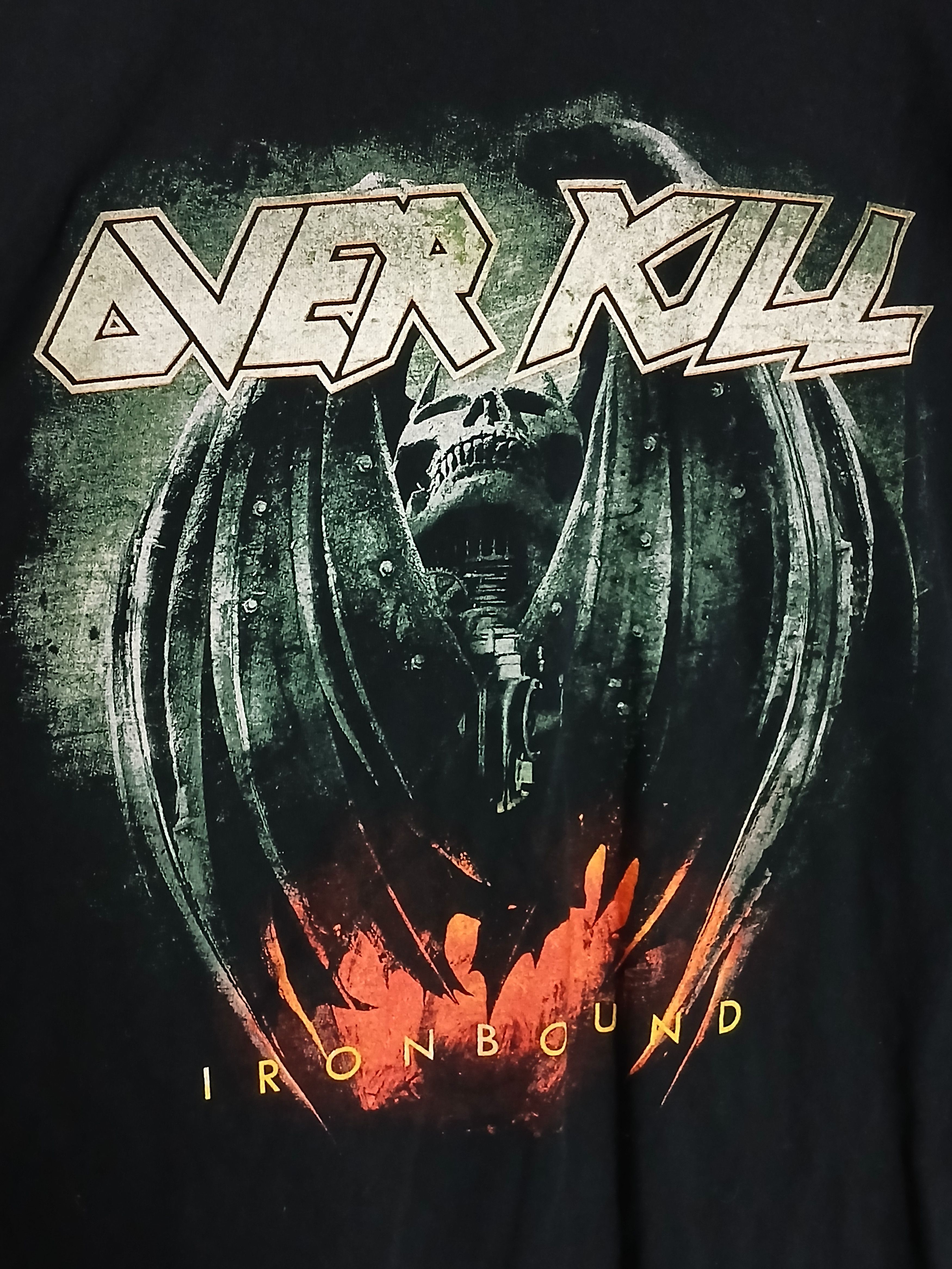 Band Tees Overkill Ironbound T-Shirt Size US M / EU 48-50 / 2 - 3 Thumbnail
