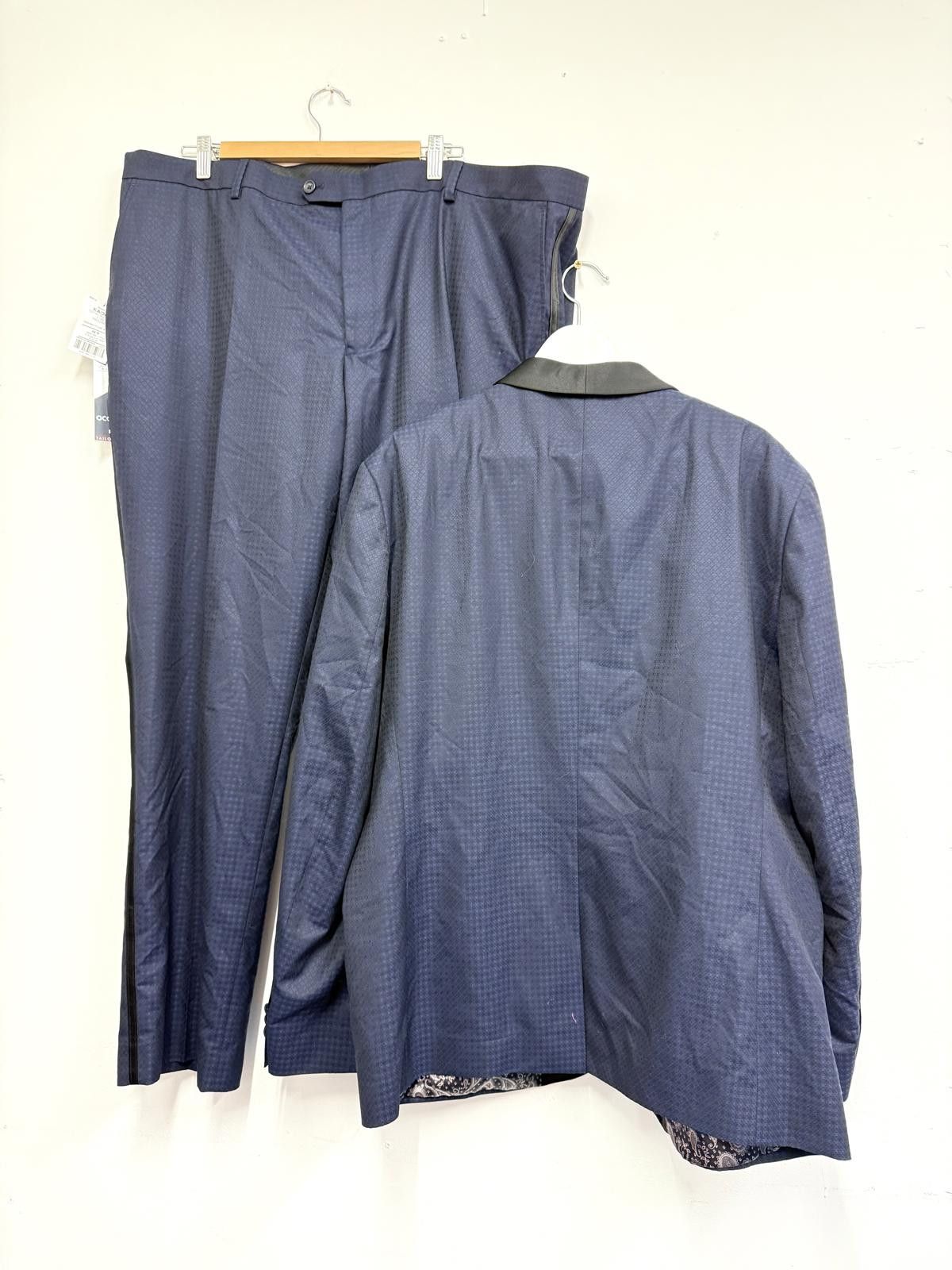 NEXT Next Occasion Tailored Fit Suit Jacket and Trousers Set - UK Size 40R - 6 Thumbnail
