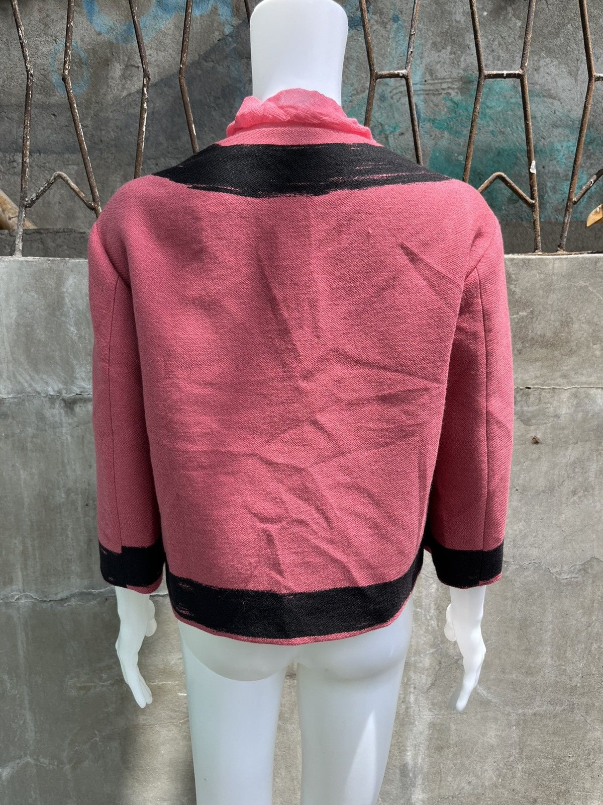 Moschino Crepe Scarf Wool Blouse Size M / US 6-8 / IT 42-44 - 4 Thumbnail