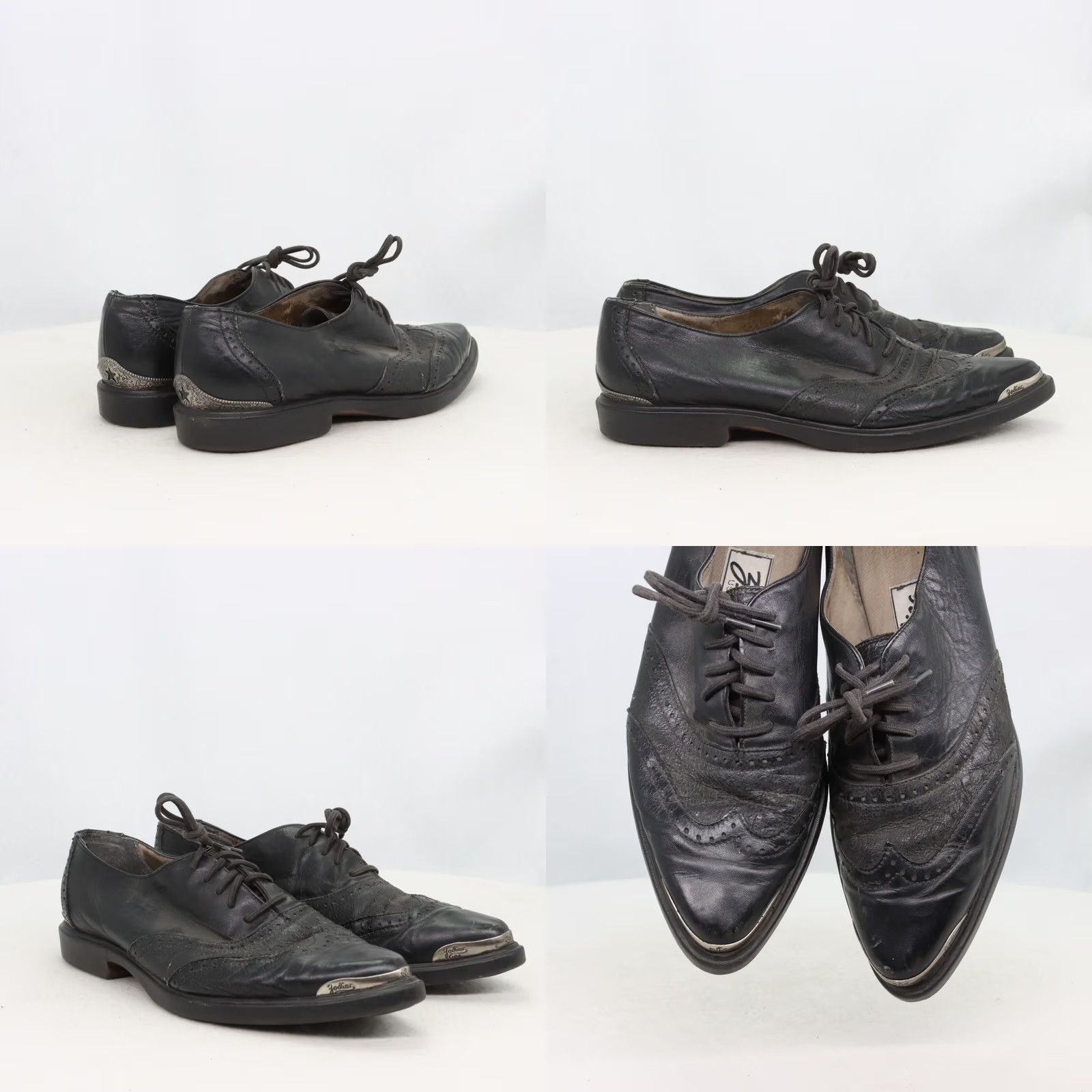 Vintage VINTAGE ZODIAC USA WOMENS Size 9 Black Casual Shoes Metal Accents Size US 9 / IT 39 - 8 Thumbnail