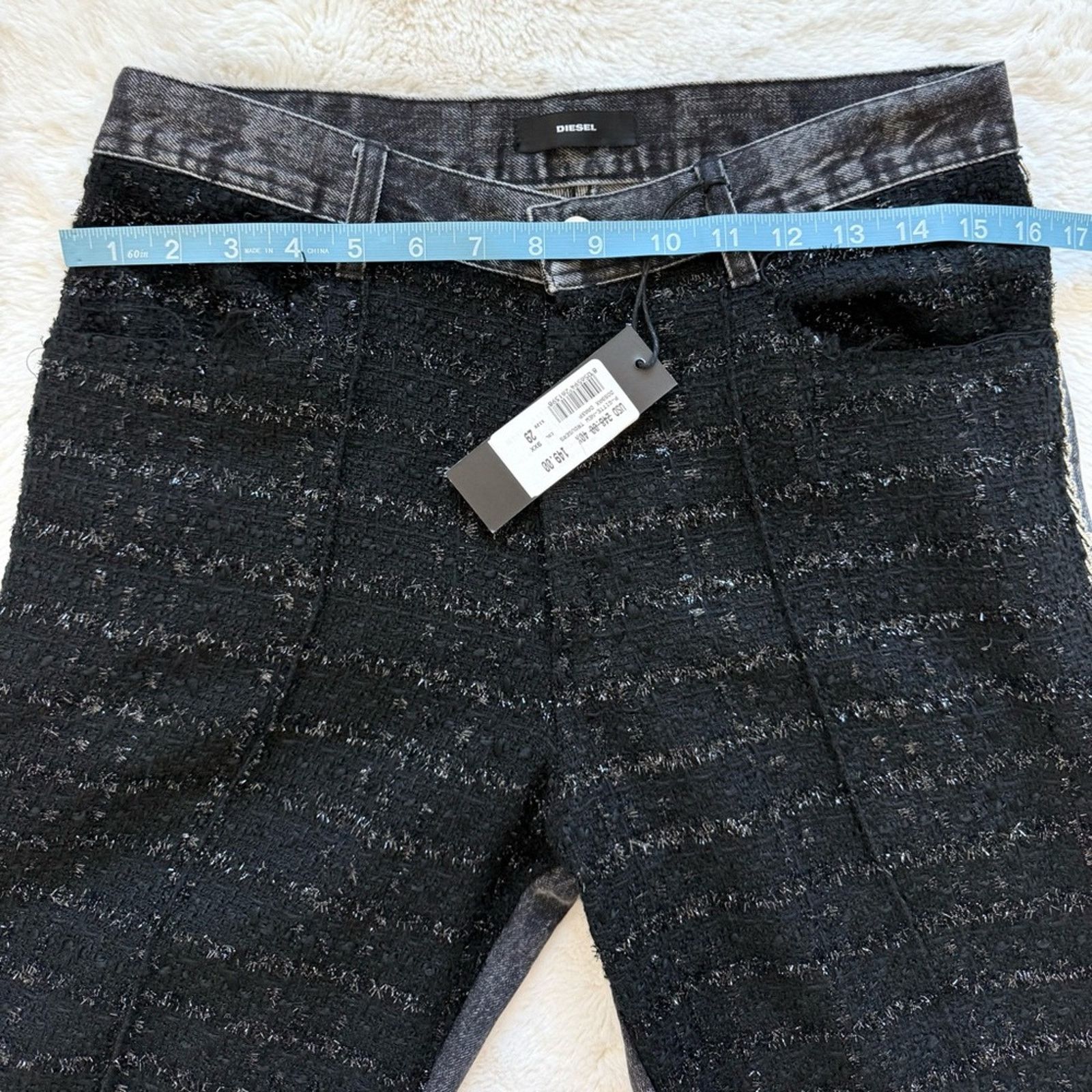Diesel NWT!!! Diesel women jeans/ tweed pants size 29 Retail 248$ Size 29" - 8 Thumbnail