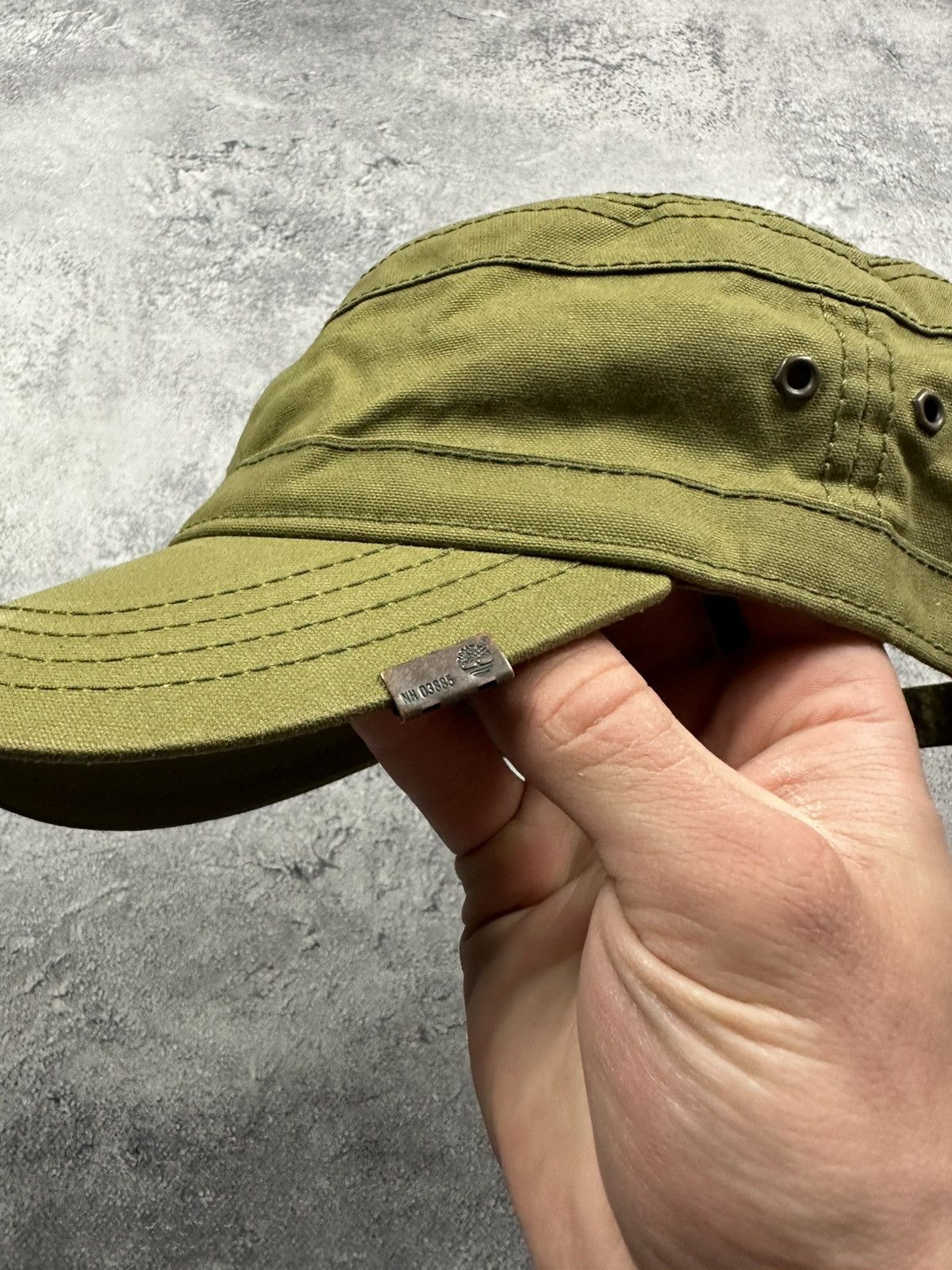 Timberland Vintage Timberland Military Metal Logo Green Hat Y2K Cap Size ONE SIZE - 8 Thumbnail