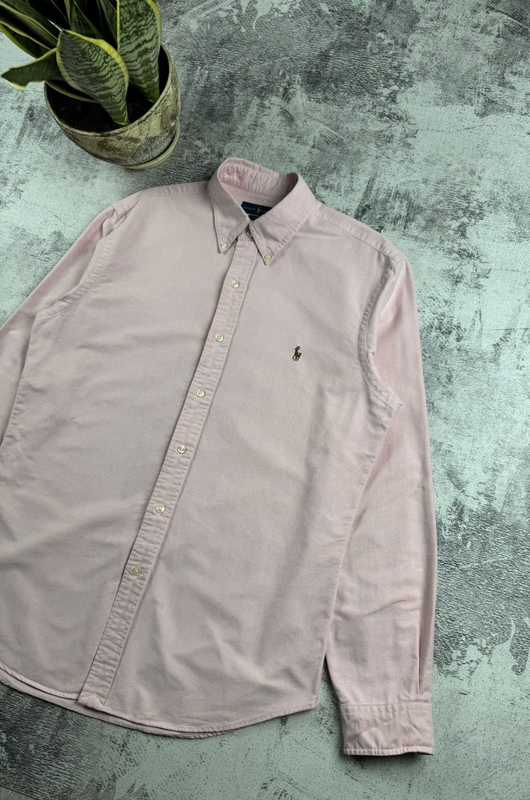 Polo Ralph Lauren Polo Ralph Lauren Basic Blank 90S Longsleeve Button Shirt Size US L / EU 52-54 / 3 - 3 Thumbnail