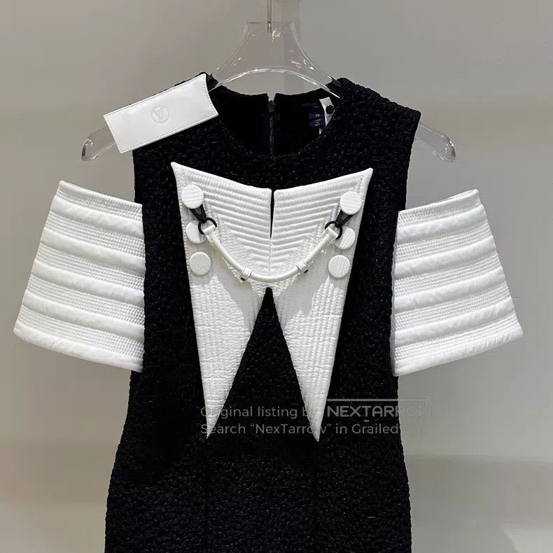 Louis Vuitton Louis Vuitton Show style color-block straight-leg dress Size XS / US 0-2 / IT 36-38 - 2 Thumbnail