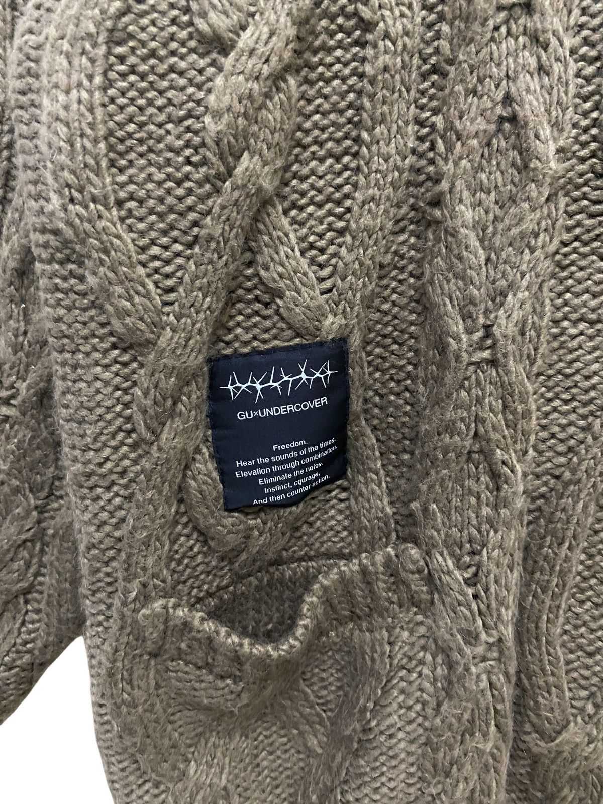 GU × Undercover Very Rare Japanese Brand GU Undercover Baggy Knitwear 2000s Size US M / EU 48-50 / 2 - 6 Thumbnail