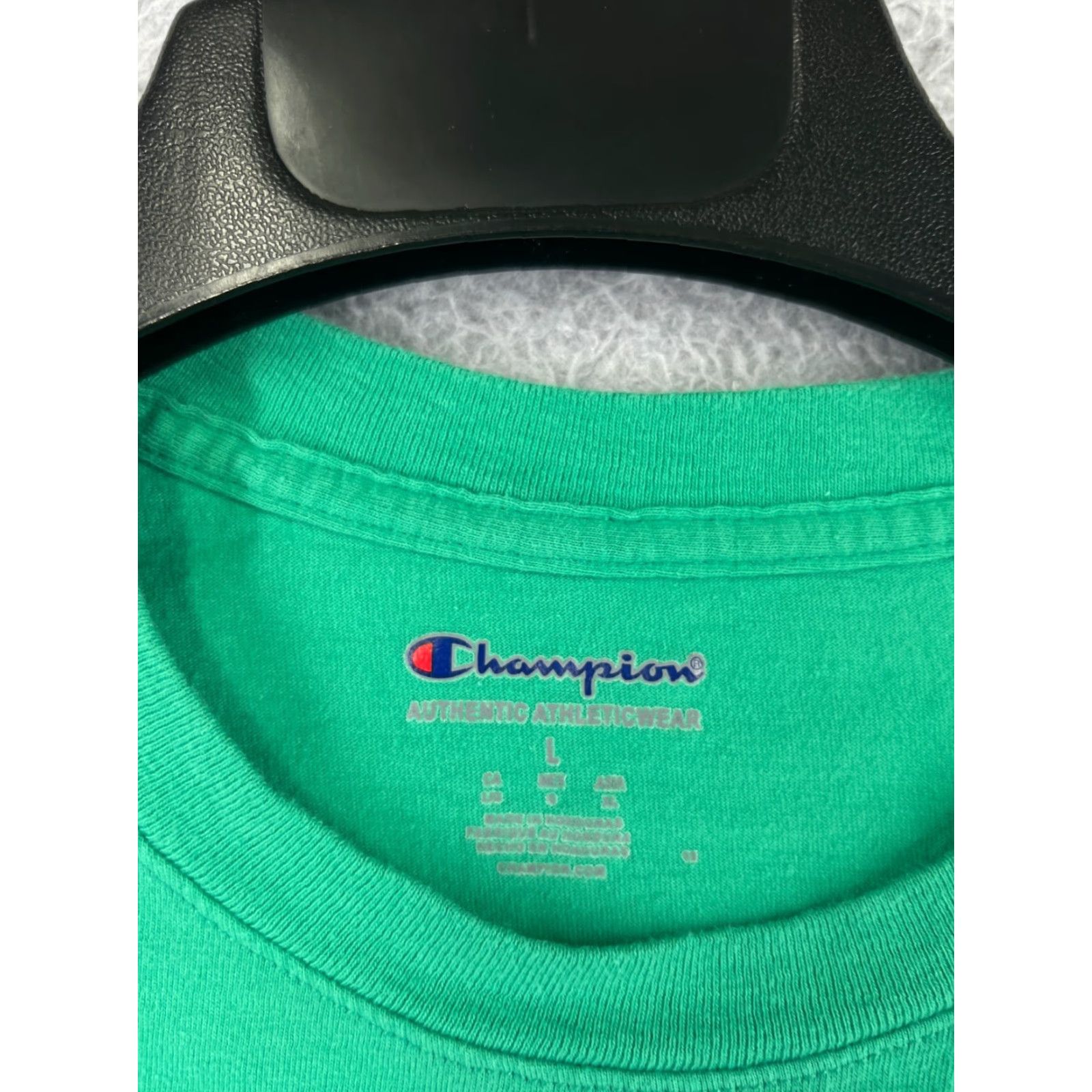 Champion Champion Shirt Mens Large Green Embroidered Logo Crew Neck Athletic Short Sleeve Size US L / EU 52-54 / 3 - 4 Thumbnail