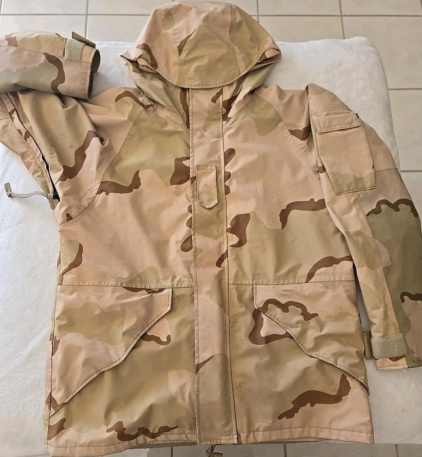 Goretex Desert Camouflage Goretex Jacket Pant Suit US Army ECWCS Size US M / EU 48-50 / 2 - 2 Thumbnail