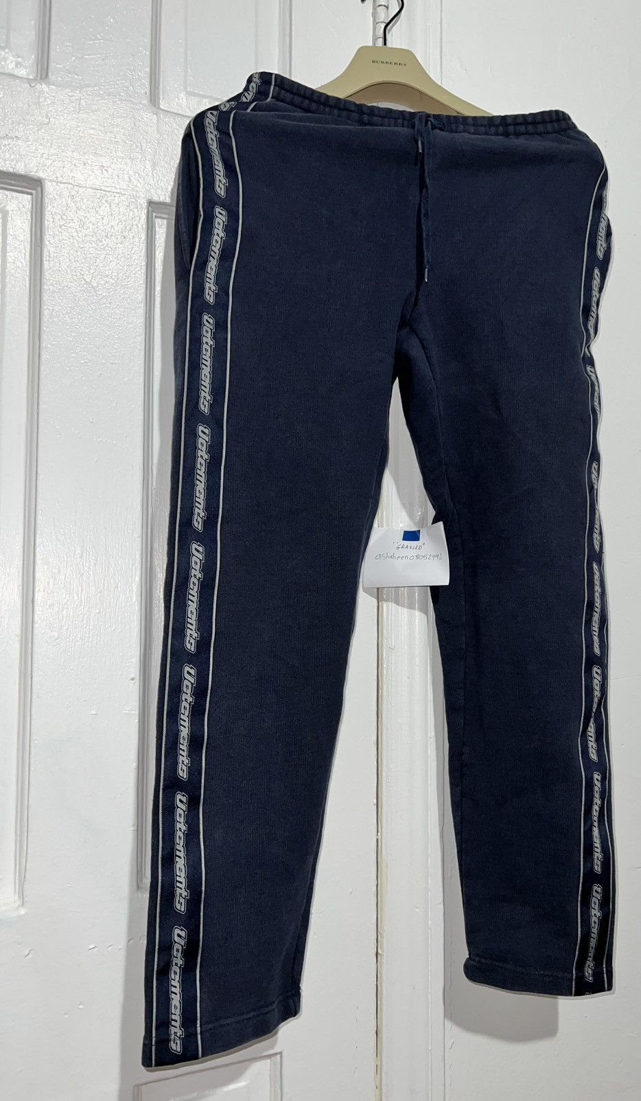 Vetements Vetements Sweat pants Tapered *RARE* Size US 30 / EU 46 - 1 Thumbnail