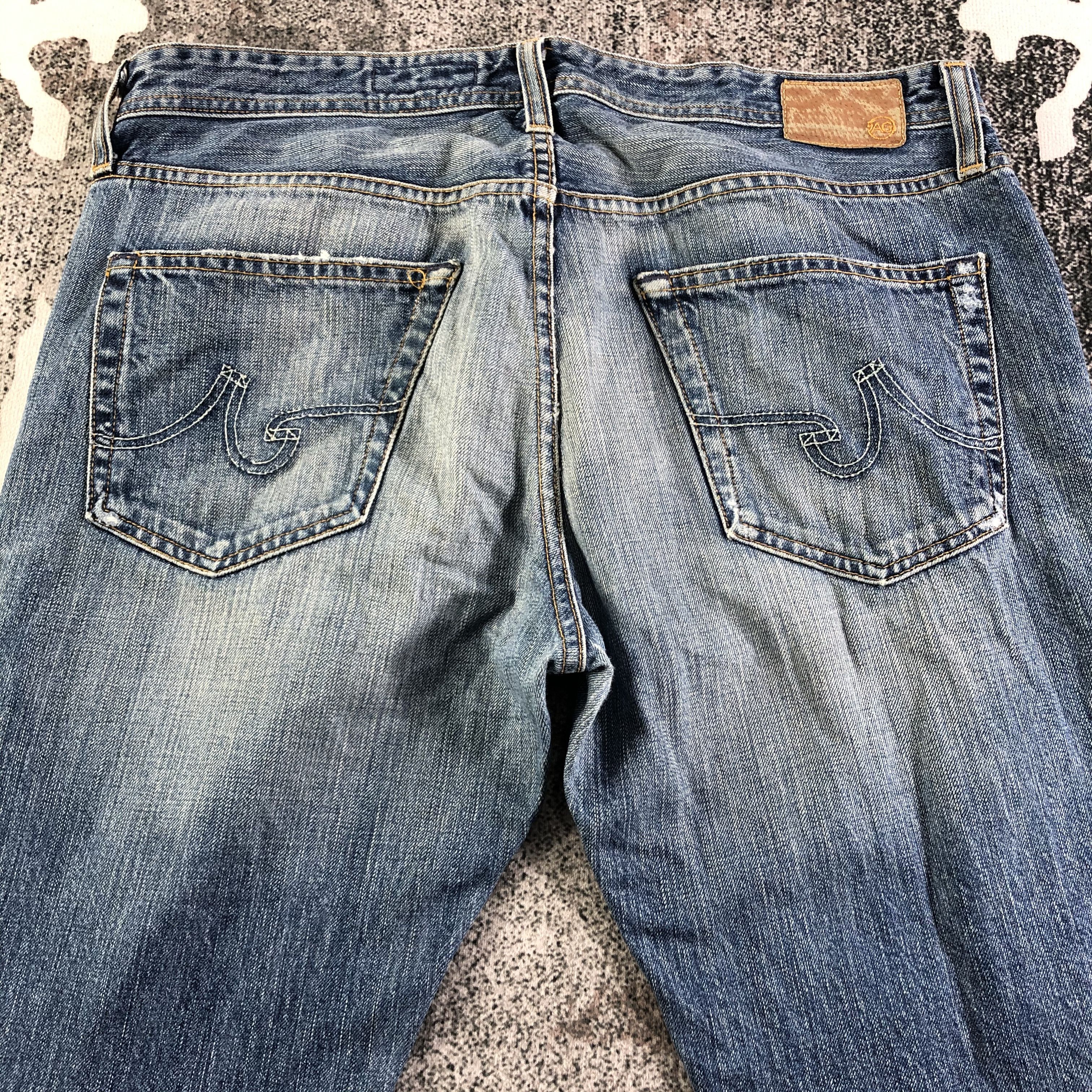 AG Adriano Goldschmied Adriano Goldschmied Jeans Ripped Denim KJ2214 Size US 34 / EU 50 - 4 Thumbnail