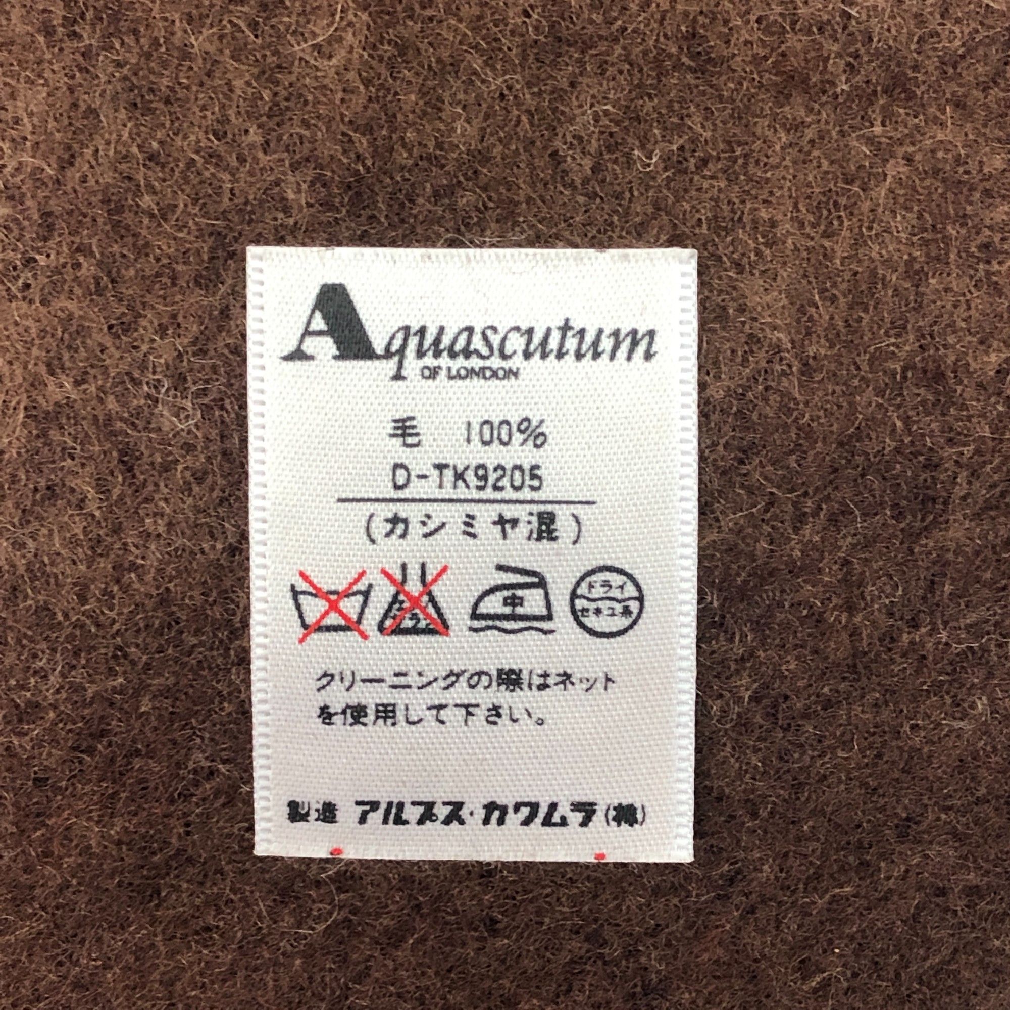 Aquascutum Vintage Aquascutum Scarf Muffler Wool Fringe Winter Scarves Size ONE SIZE - 5 Thumbnail