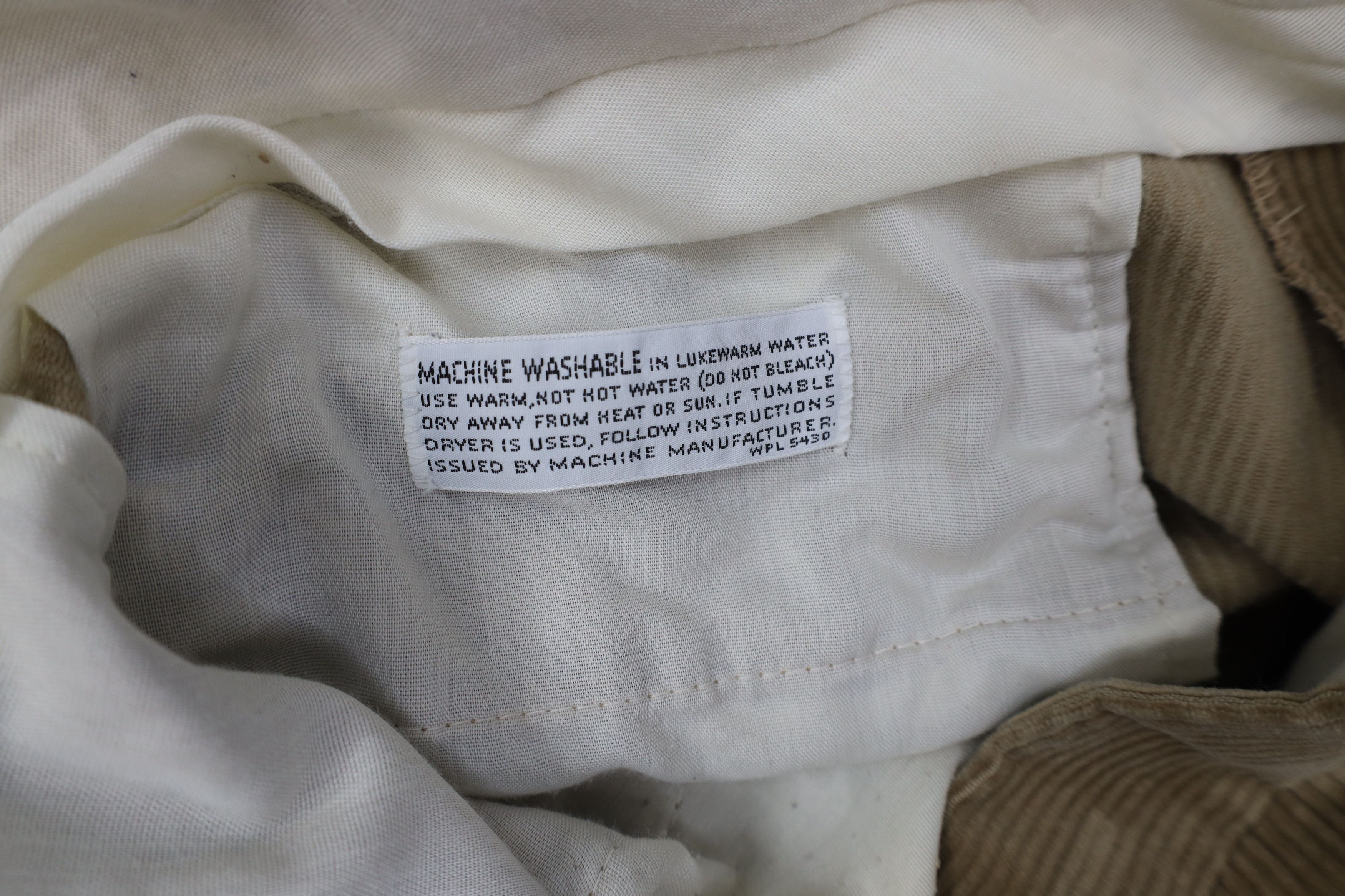 Vintage Vintage 70s Streetwear Wide Leg Corduroy Chino Pants USA Size US 36 / EU 52 - 10 Thumbnail